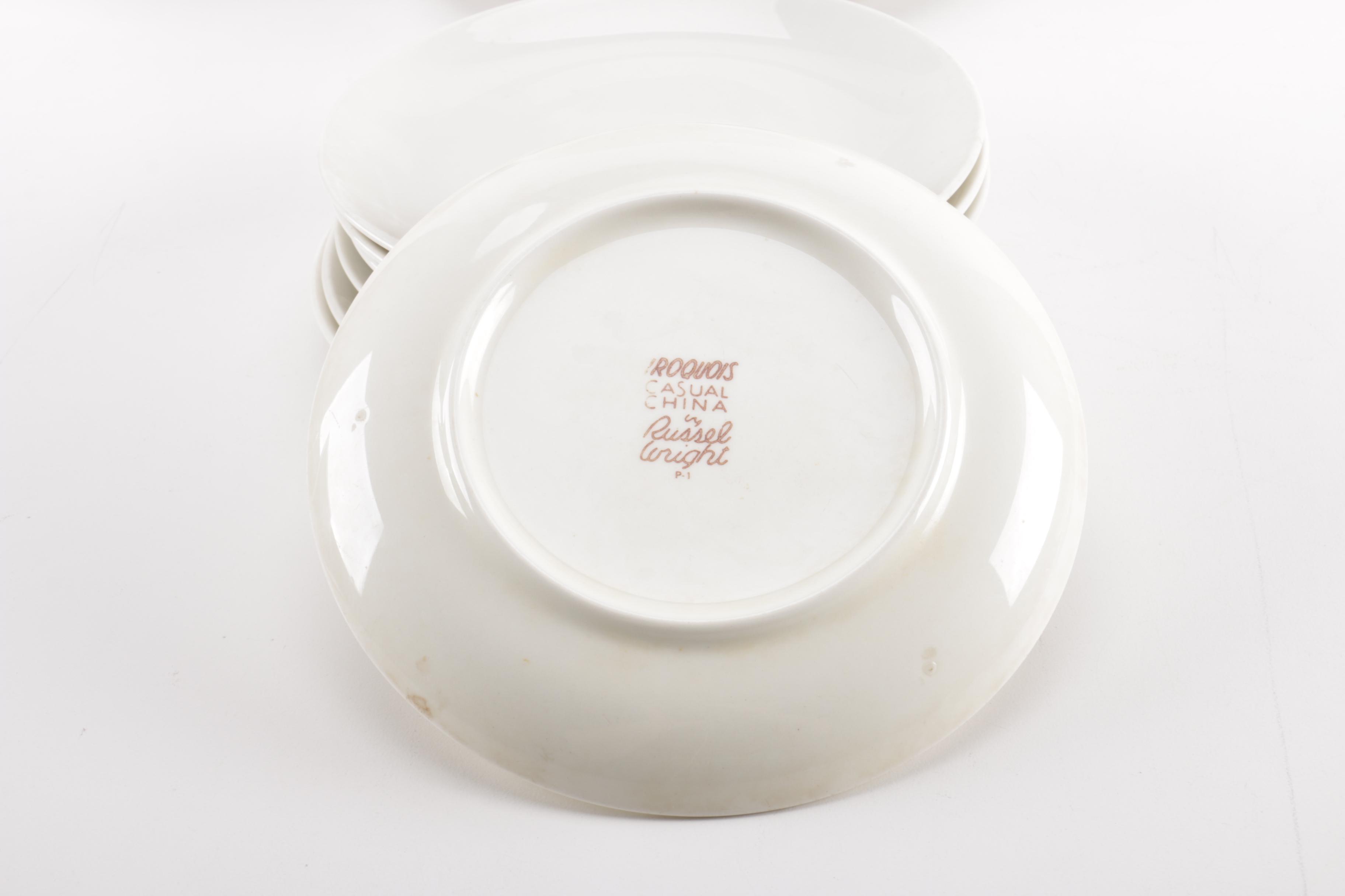 Iroquois "Sugar White" Casual China by Russel Wright