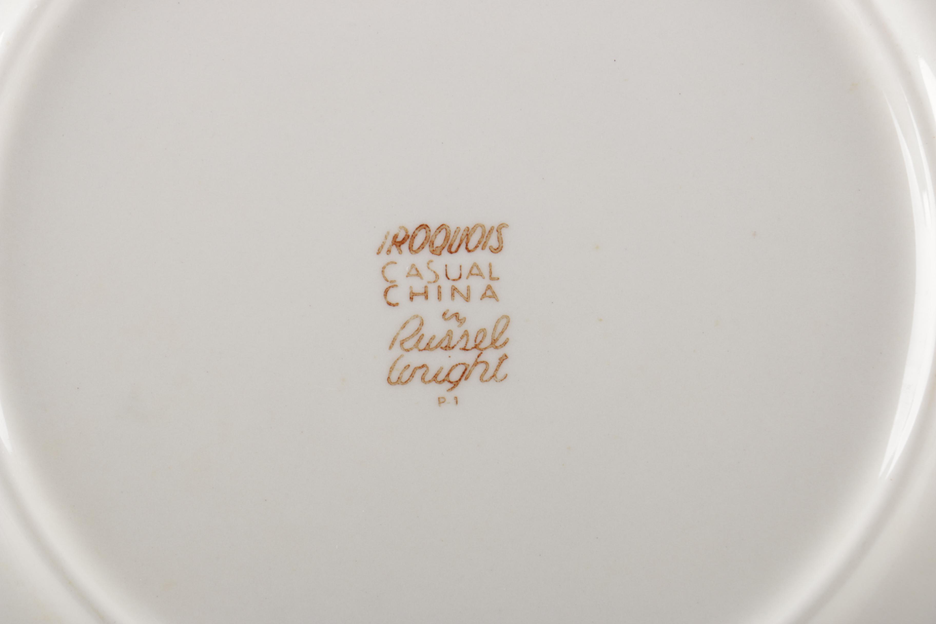 Iroquois "Sugar White" Casual China by Russel Wright