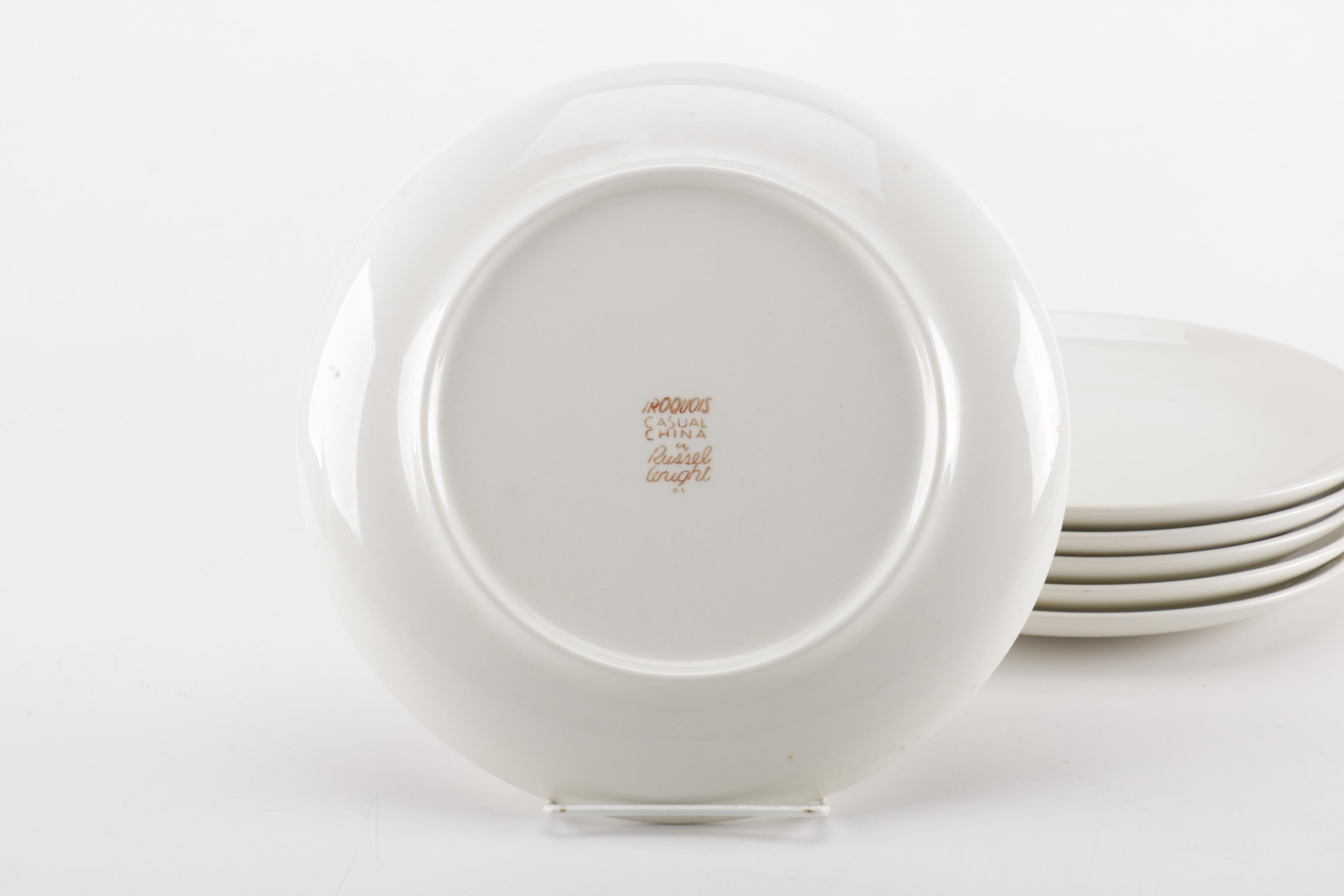Iroquois "Sugar White" Casual China by Russel Wright