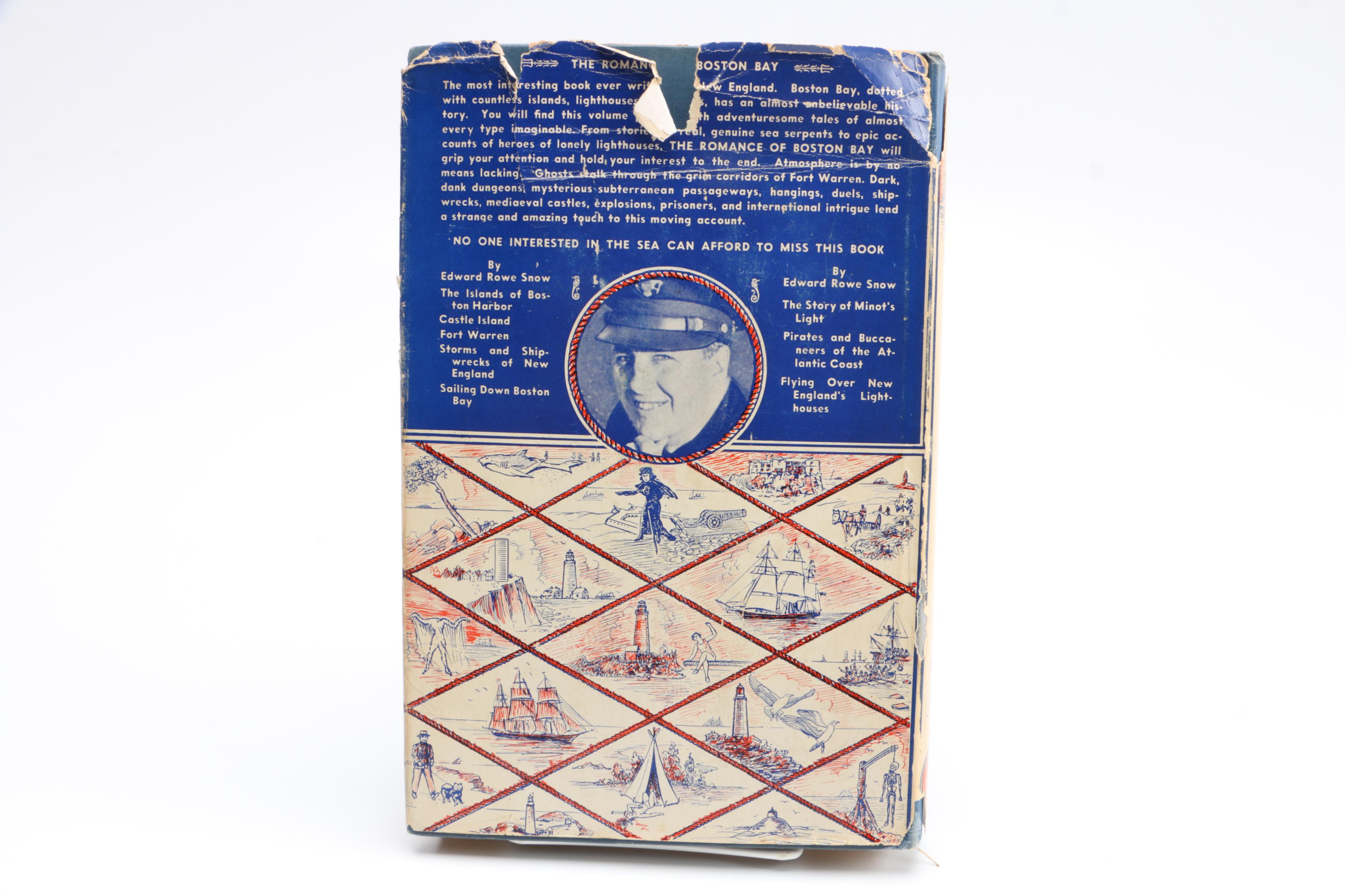 Signed Limited First Edition "The Romance of Boston Bay" by Edward Rowe Snow