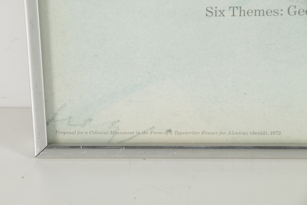 Offset Lithograph Exhibition Poster "Claes Oldenburg: Seattle Art Museum"