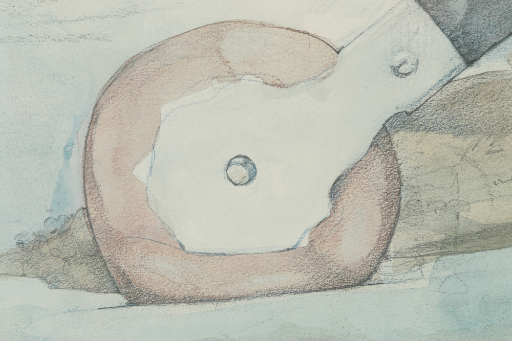 Offset Lithograph Exhibition Poster "Claes Oldenburg: Seattle Art Museum"