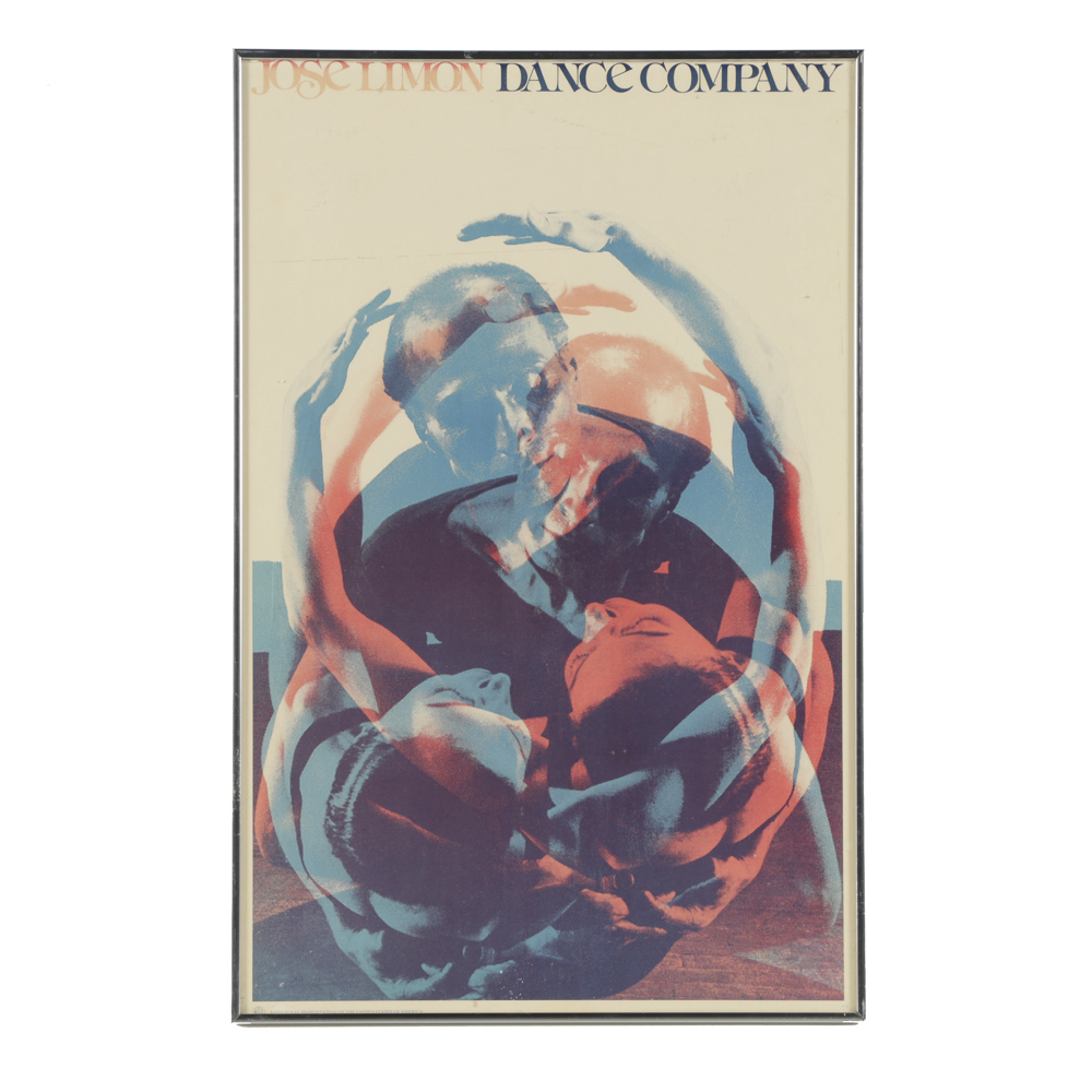 Jose Limon Dance Company Lithograph on Paper Poster