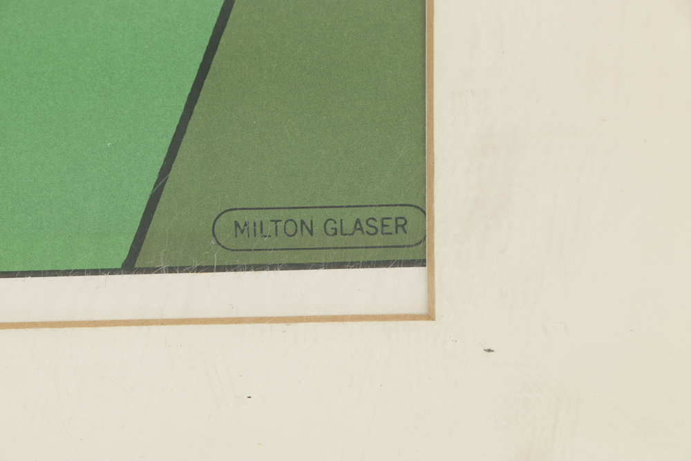 Milton Glaser Offset Lithograph Poster "Give Earth The Chance"