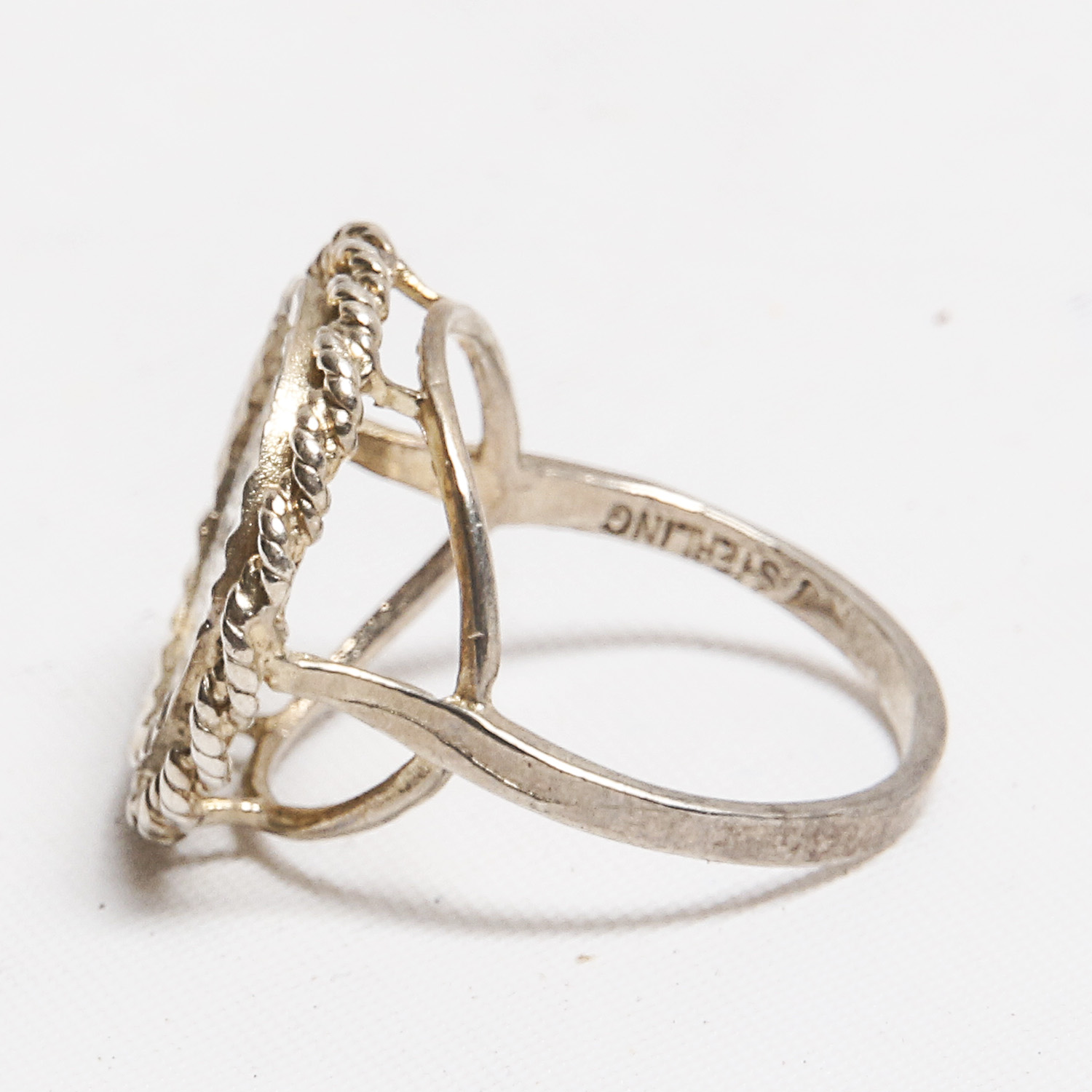 1989 Sterling Silver China Replica 5 Yuan Panda Coin Ring