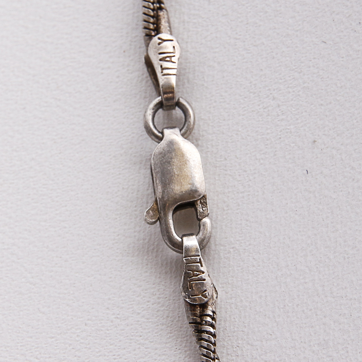 Sterling Silver Necklace with Eagle Pendant