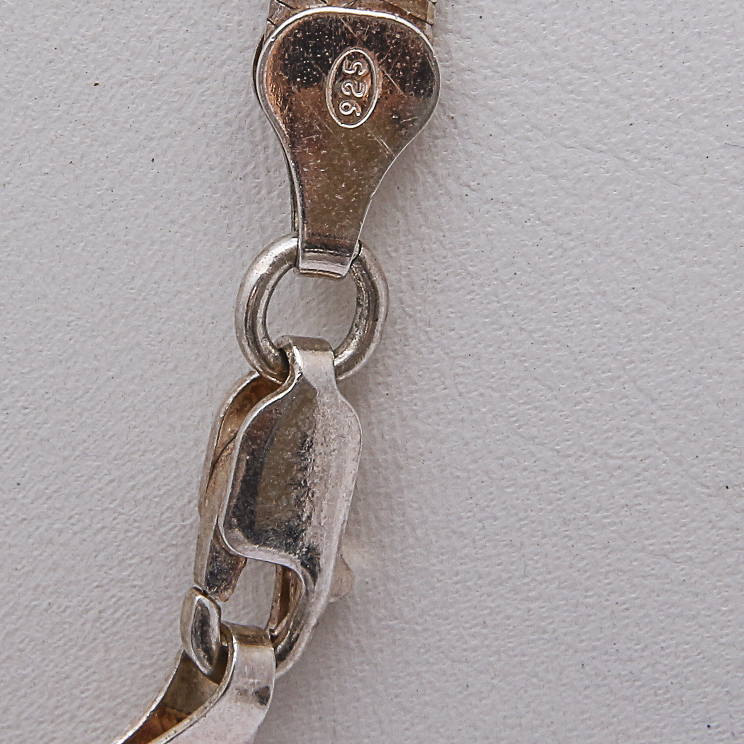 Herringbone and Dragon Sterling Silver Necklaces