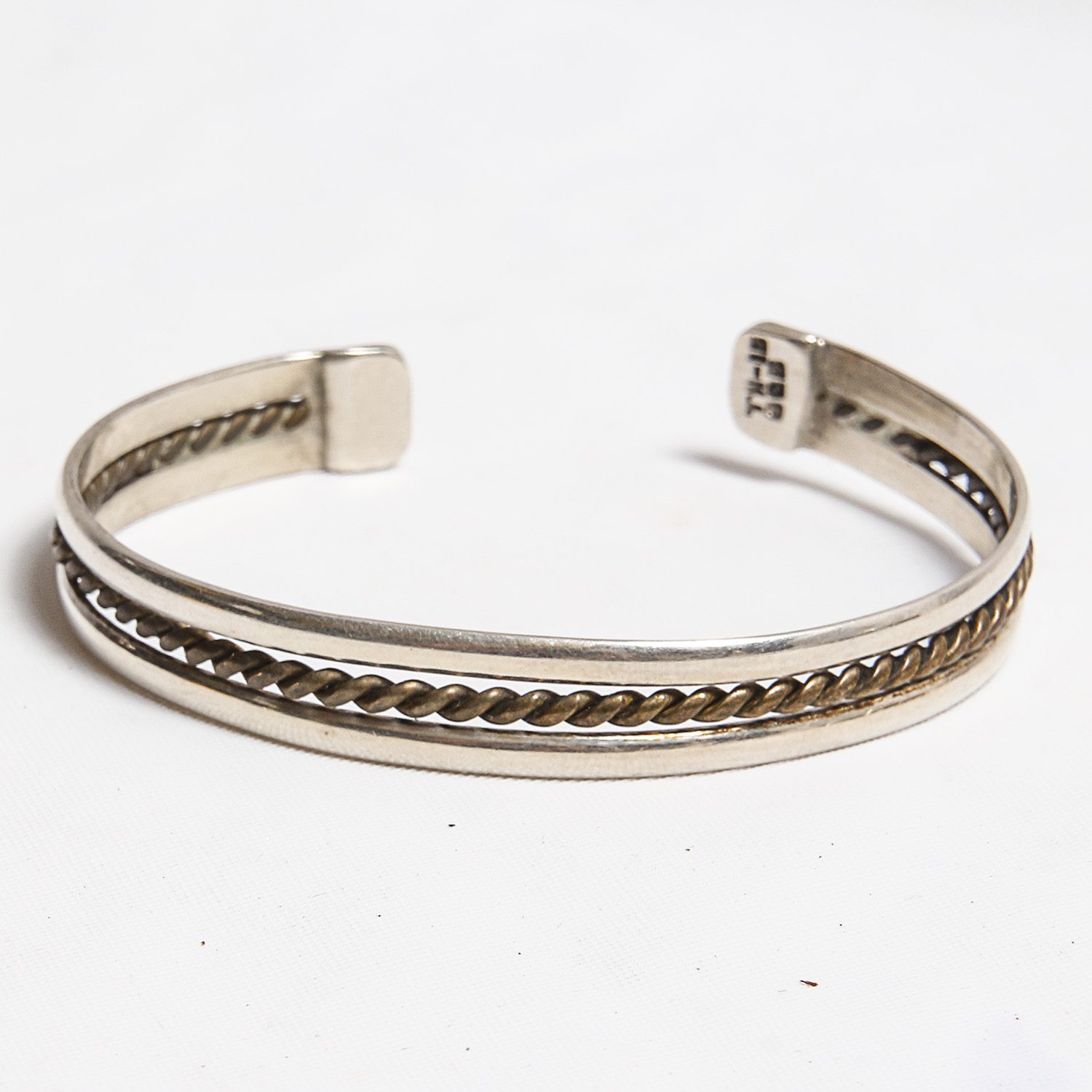 Pair of Vintage Sterling Silver Cuff Bracelets