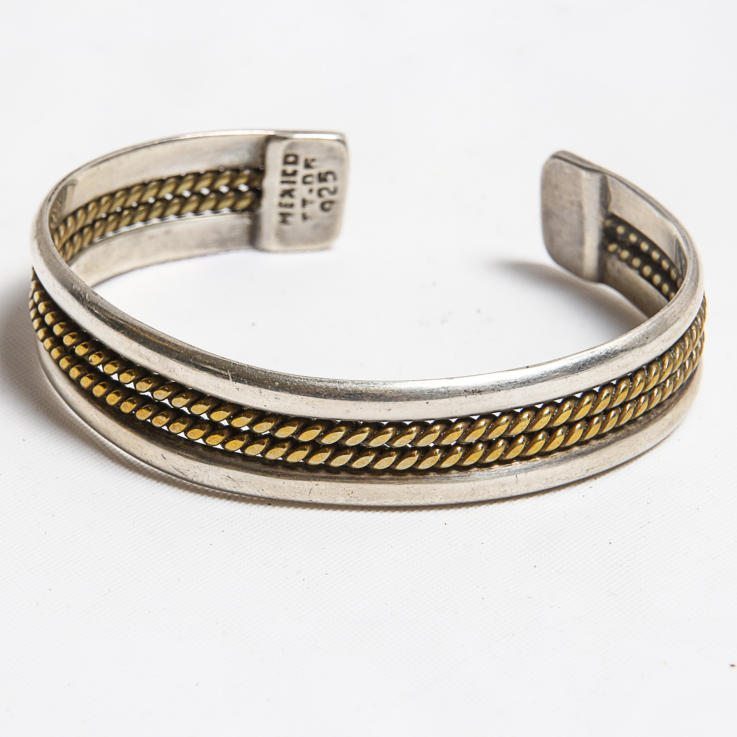 Pair of Vintage Sterling Silver Cuff Bracelets