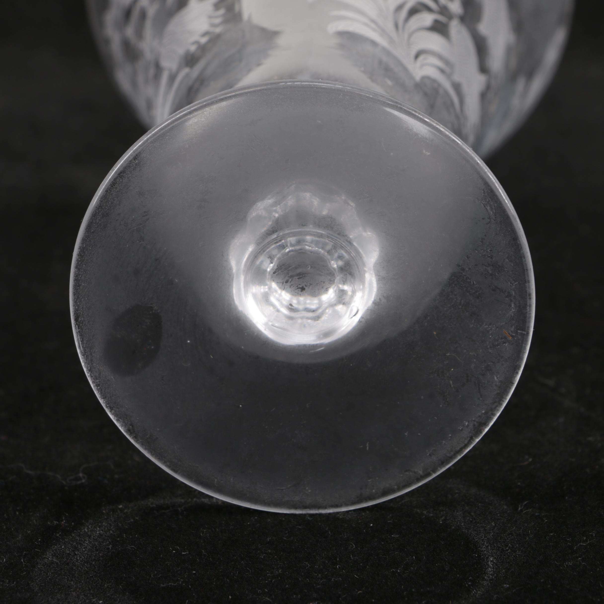 Vintage Etched Crystal Stemware