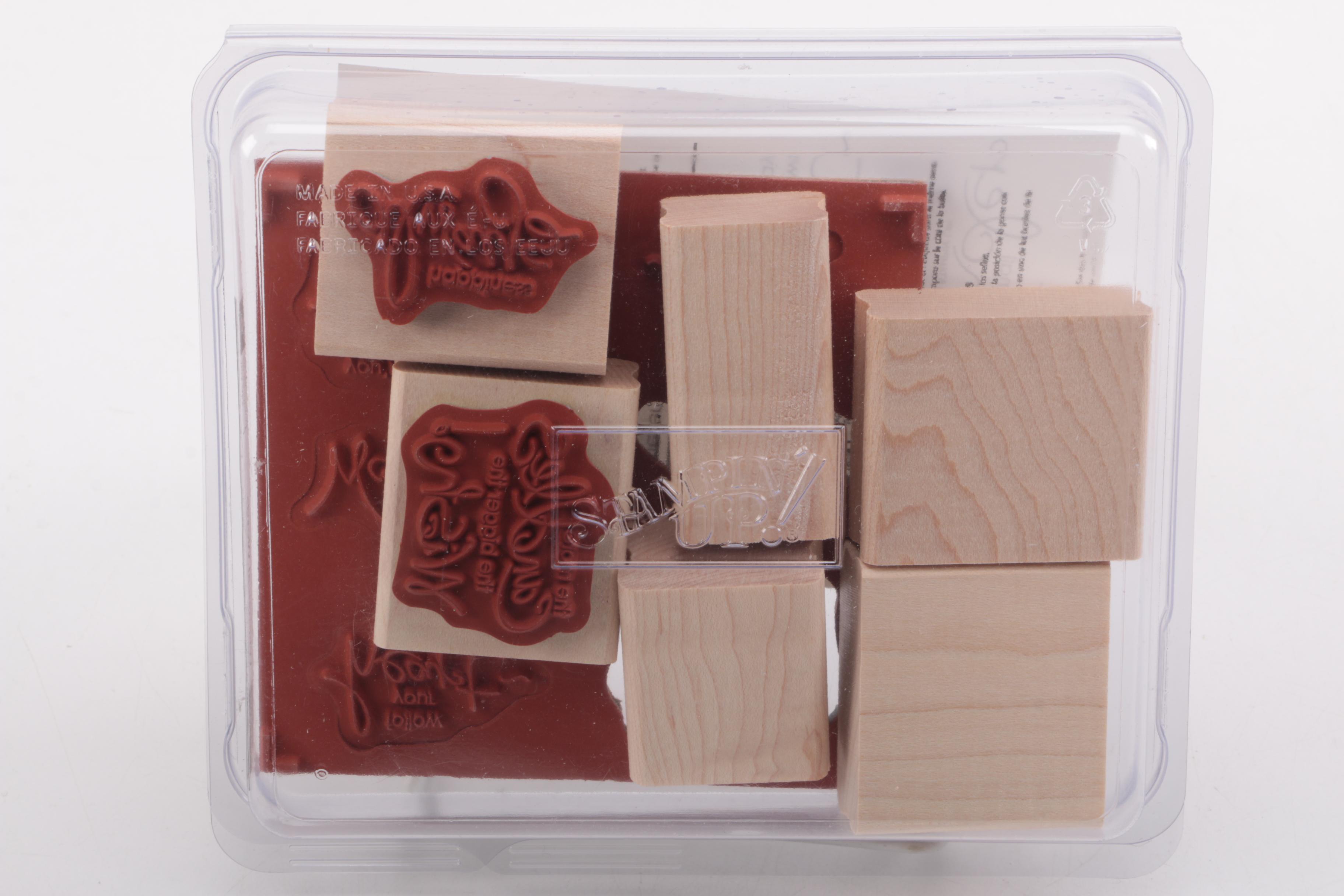 Rubber Stamp Sets Featuring Stampin' Up