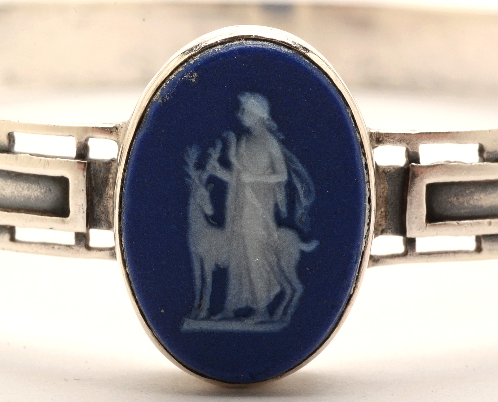 Sterling Silver Vintage Art Deco Wedgwood Bracelet