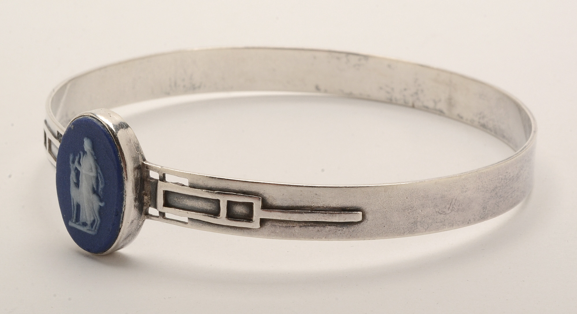 Sterling Silver Vintage Art Deco Wedgwood Bracelet
