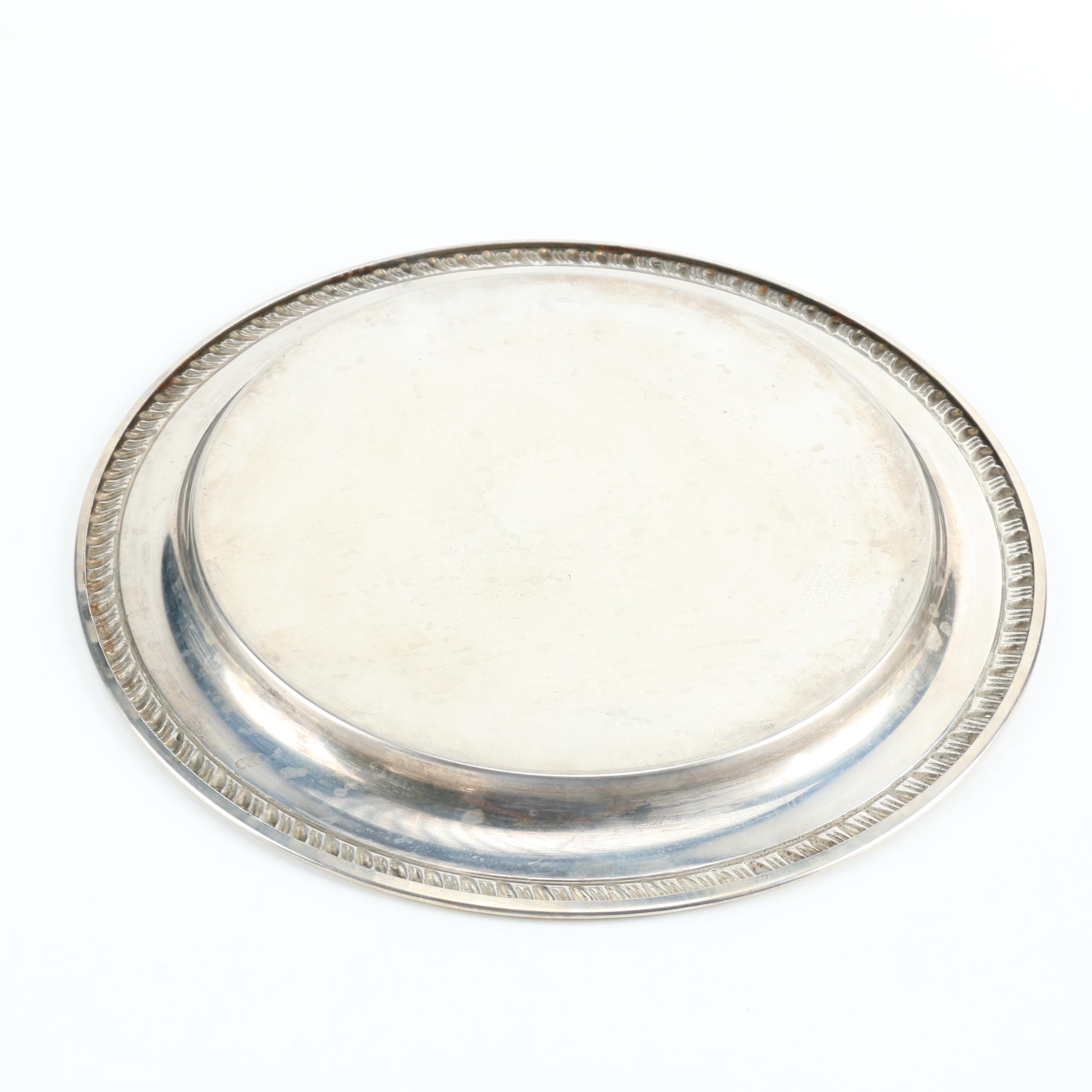 Ornate Silver Plate Servingware Featuring Oneida