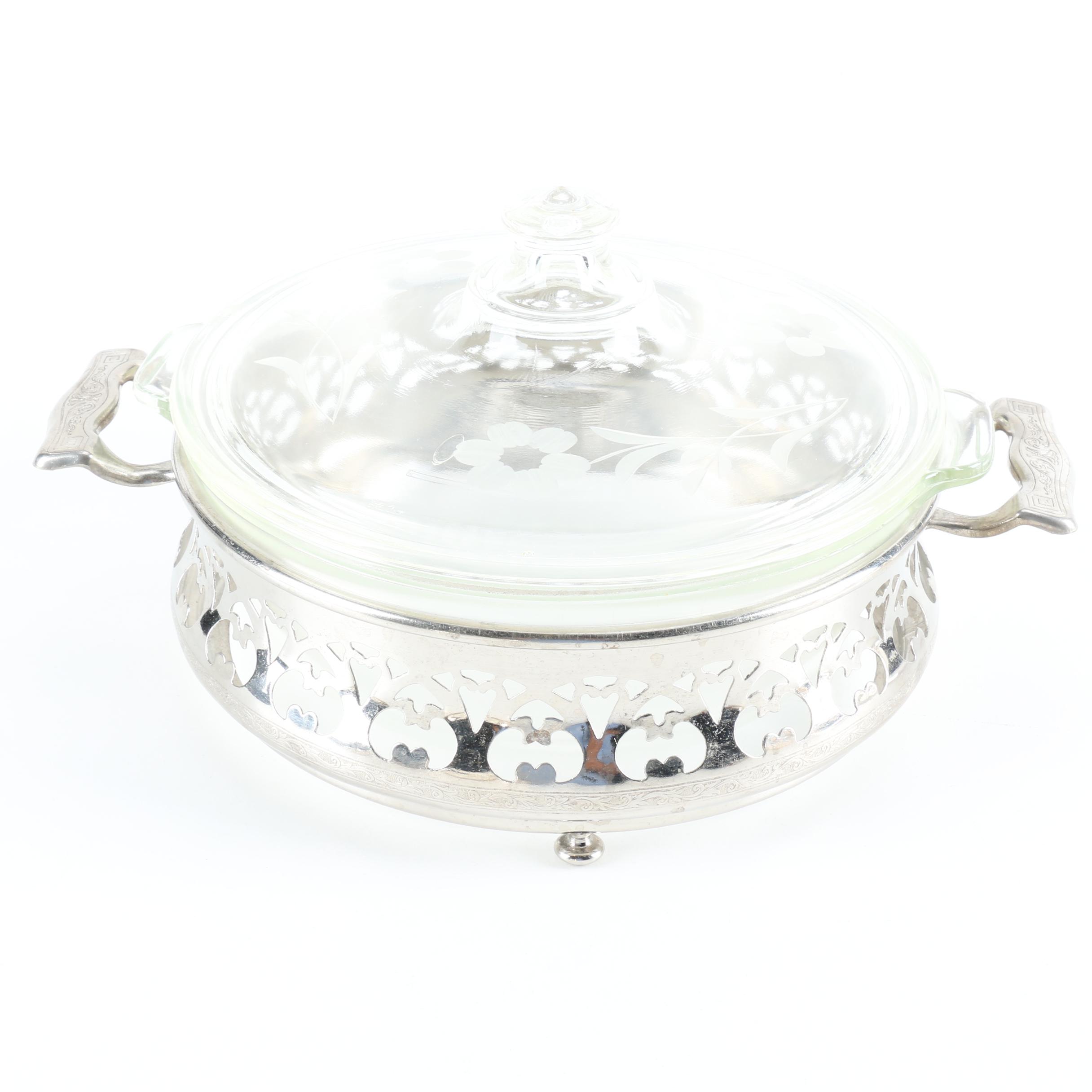 Ornate Silver Plate Servingware Featuring Oneida