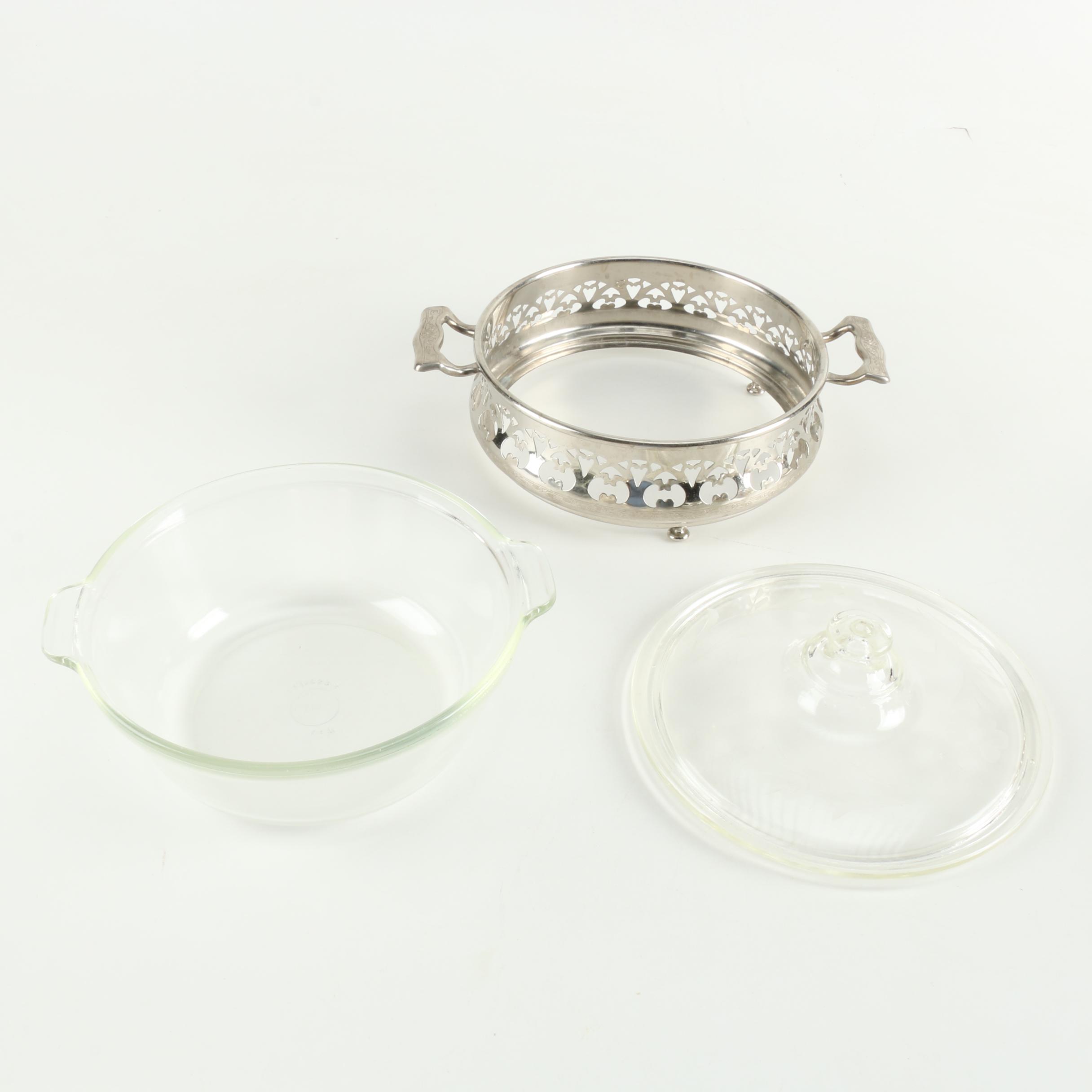 Ornate Silver Plate Servingware Featuring Oneida