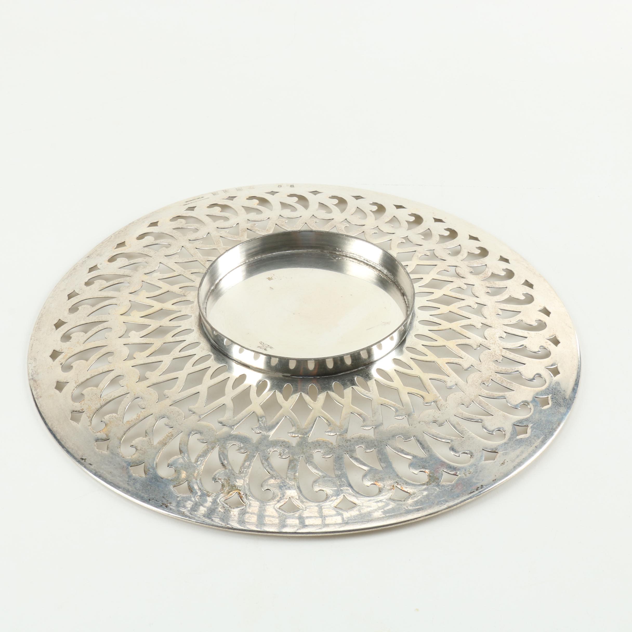 Ornate Silver Plate Servingware Featuring Oneida