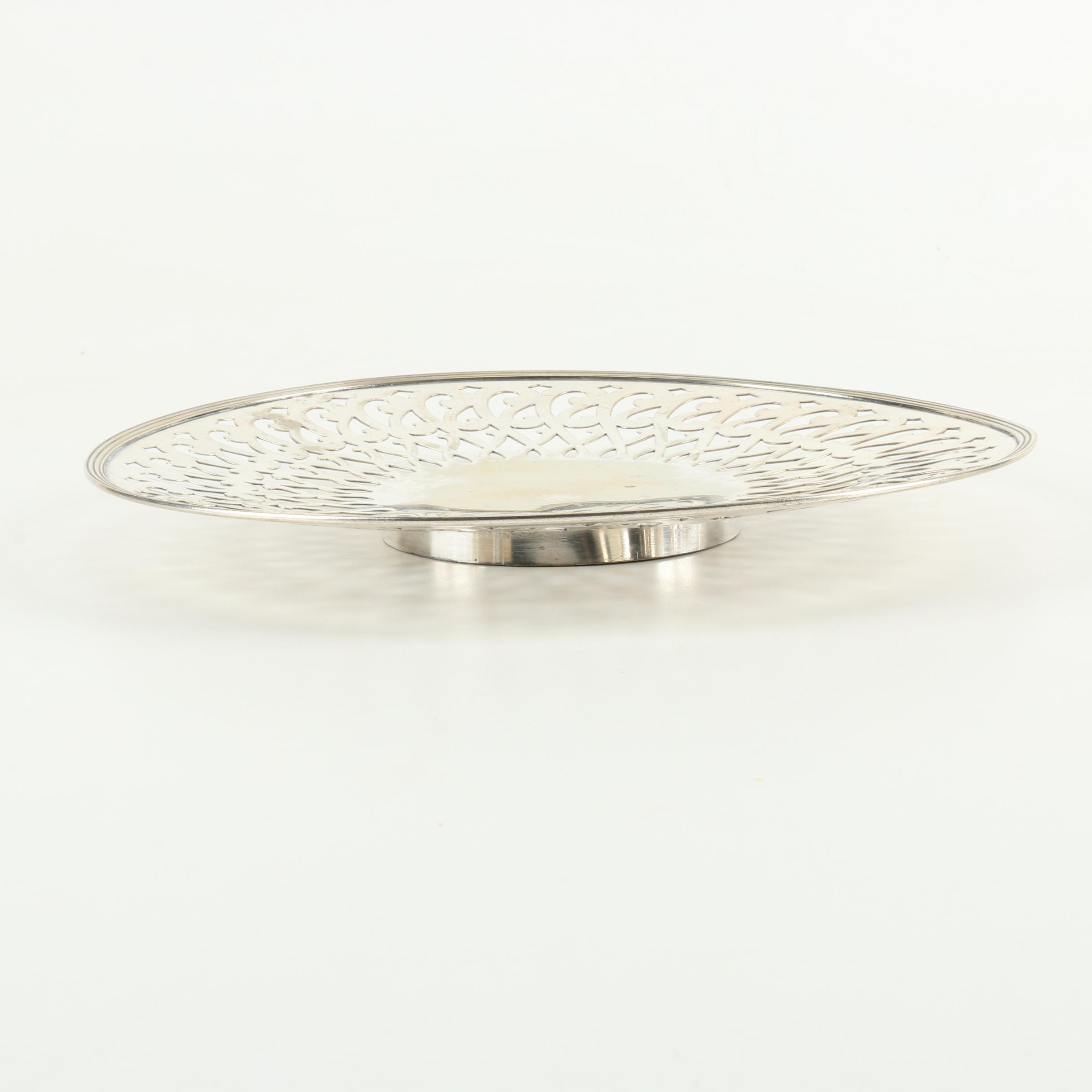 Ornate Silver Plate Servingware Featuring Oneida