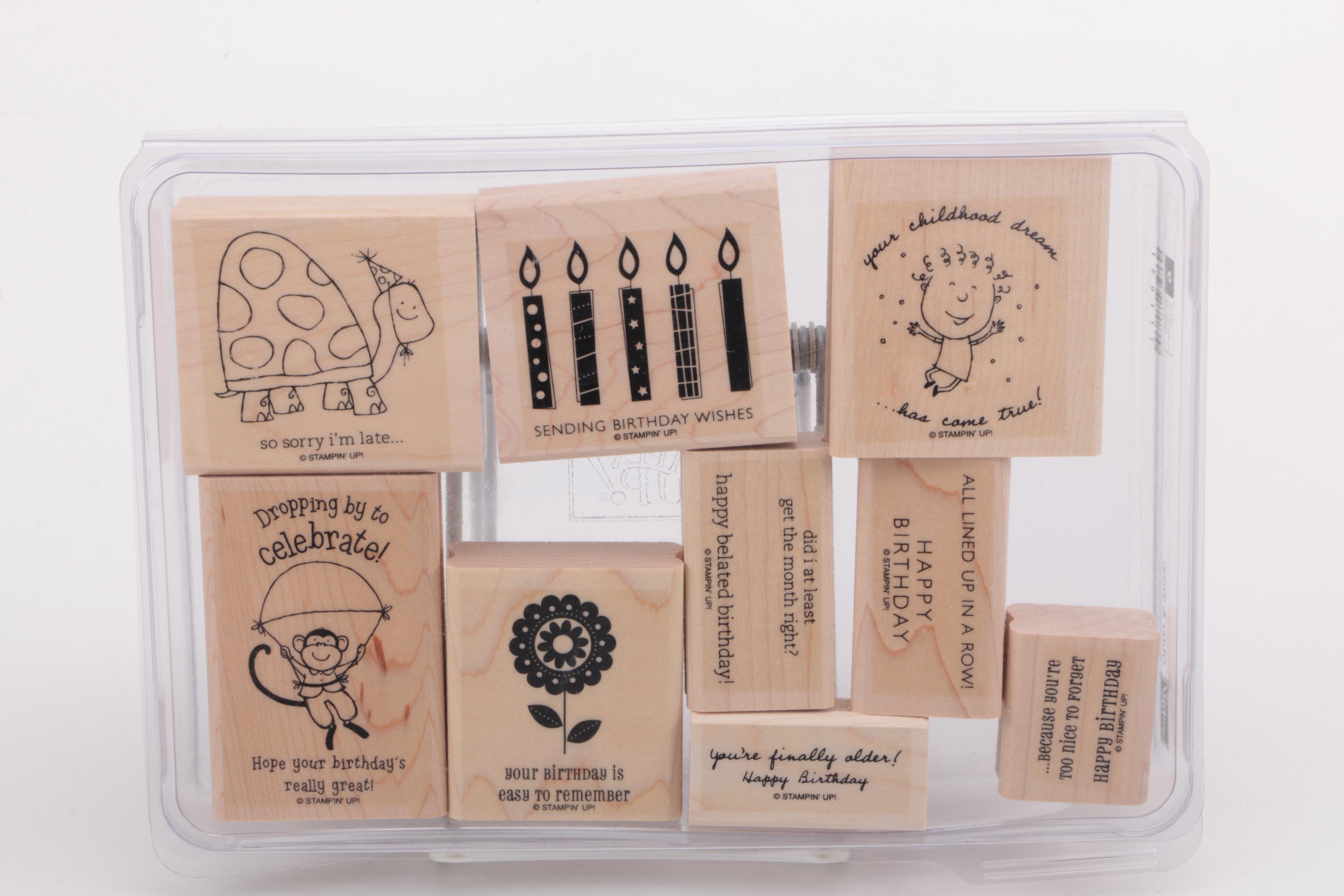 Rubber Stamp Sets Featuring Stampin' Up