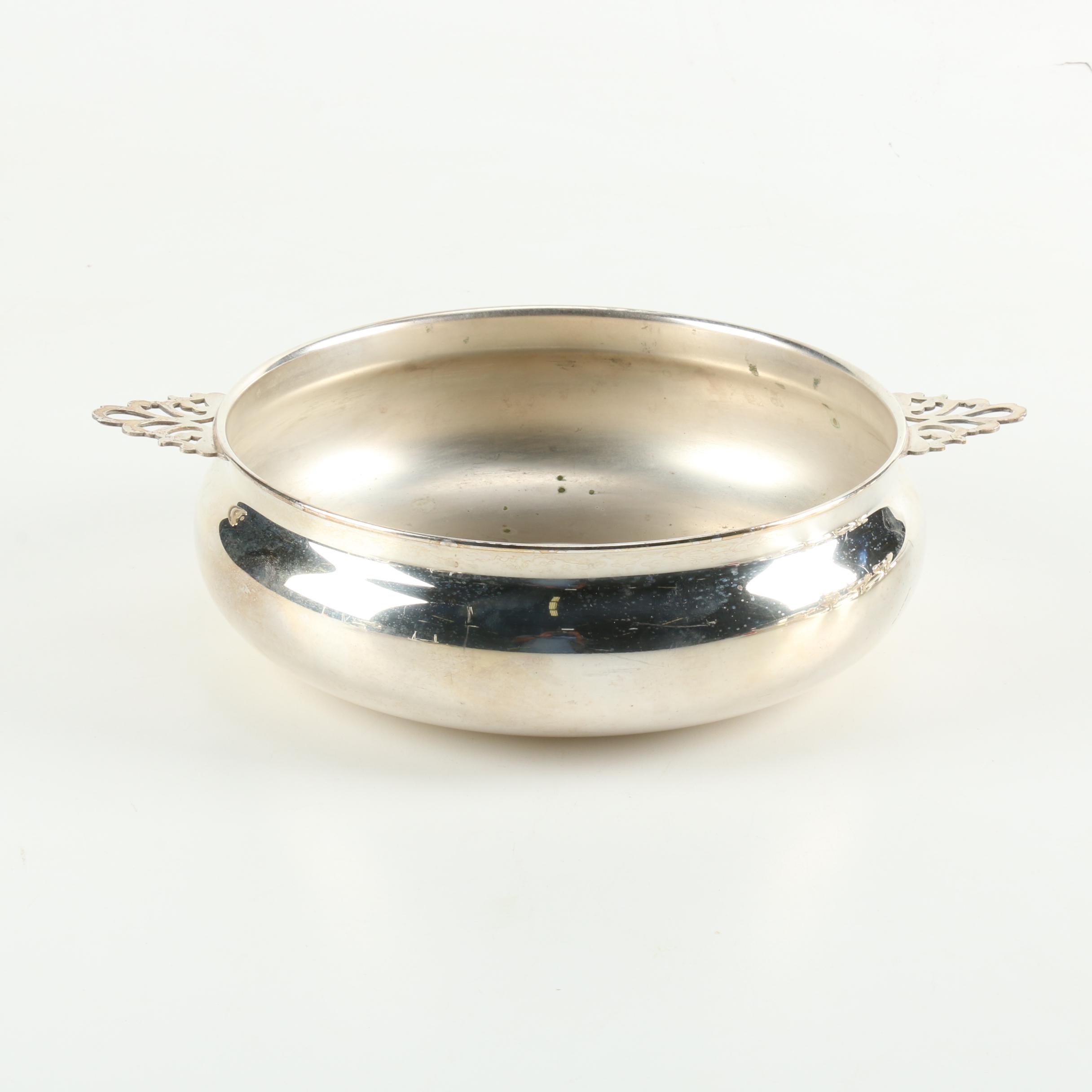 Ornate Silver Plate Servingware Featuring Oneida