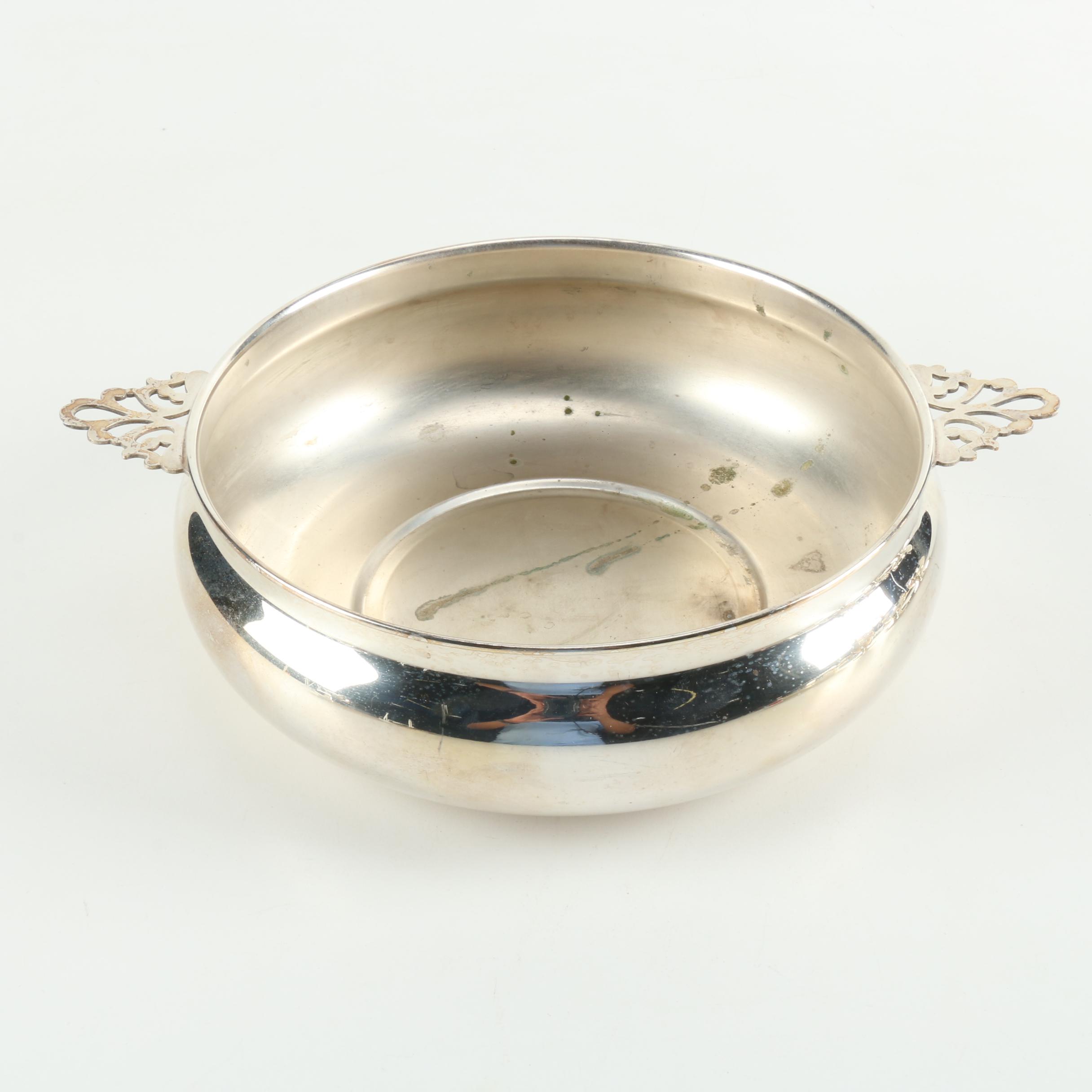 Ornate Silver Plate Servingware Featuring Oneida