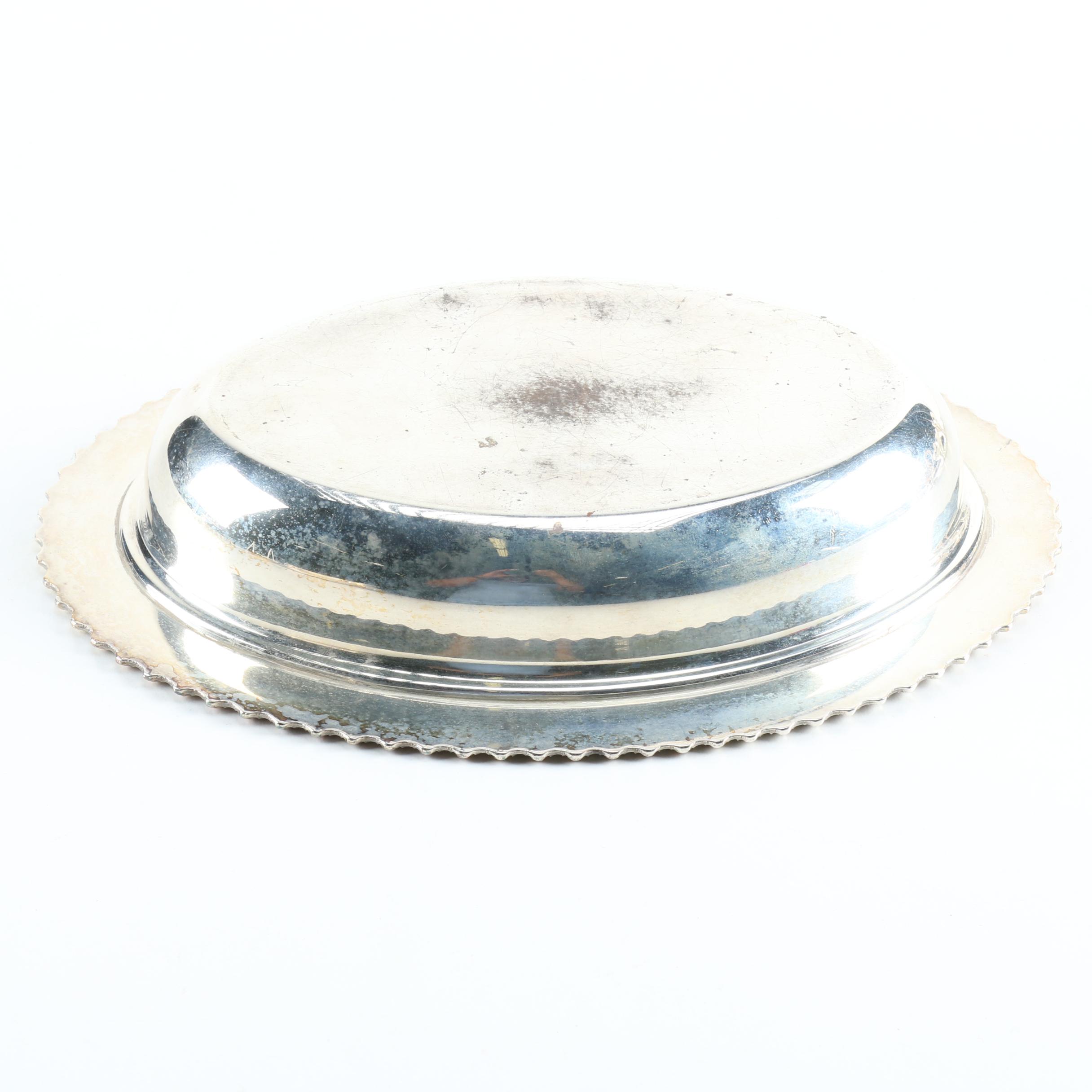 Ornate Silver Plate Servingware Featuring Oneida