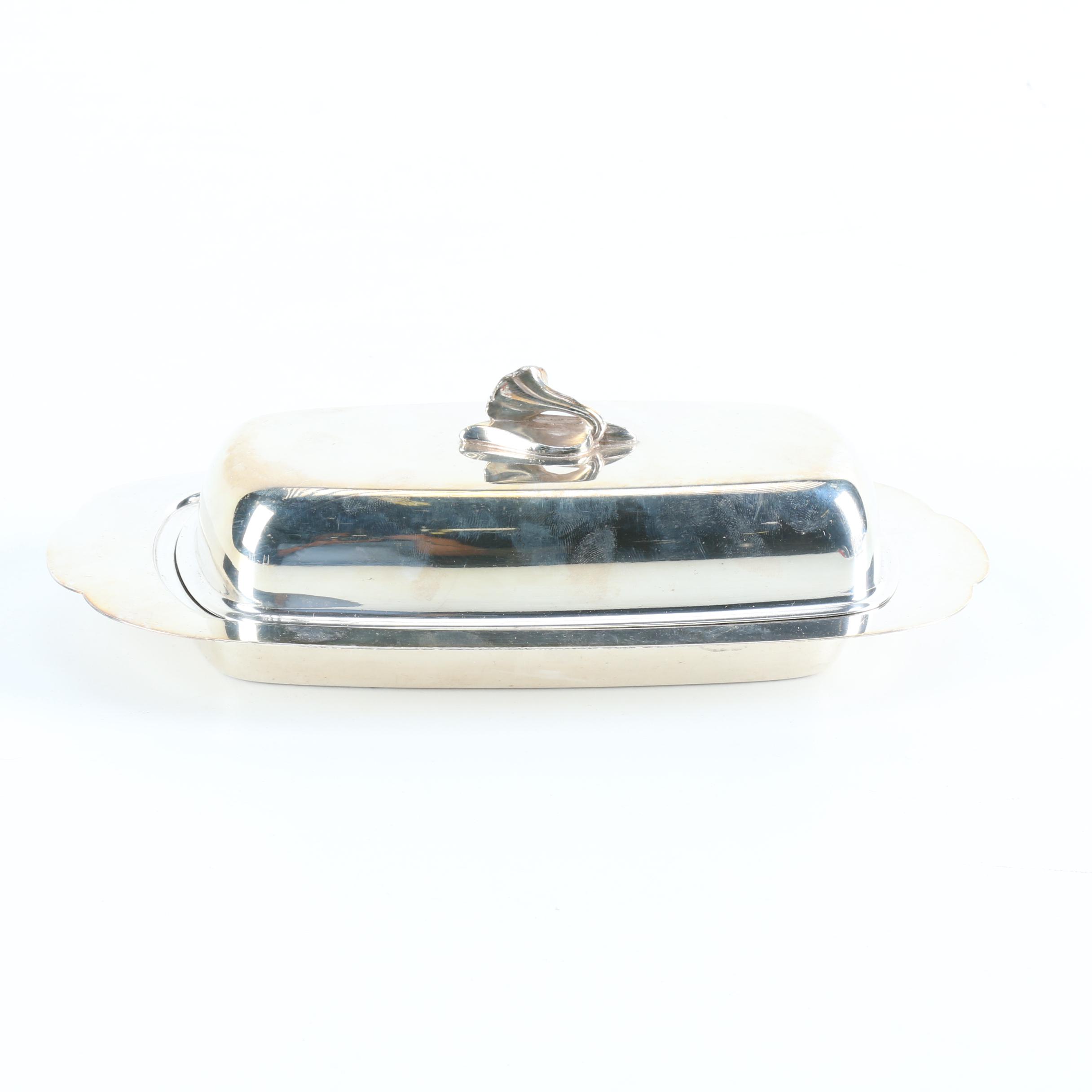 Ornate Silver Plate Servingware Featuring Oneida