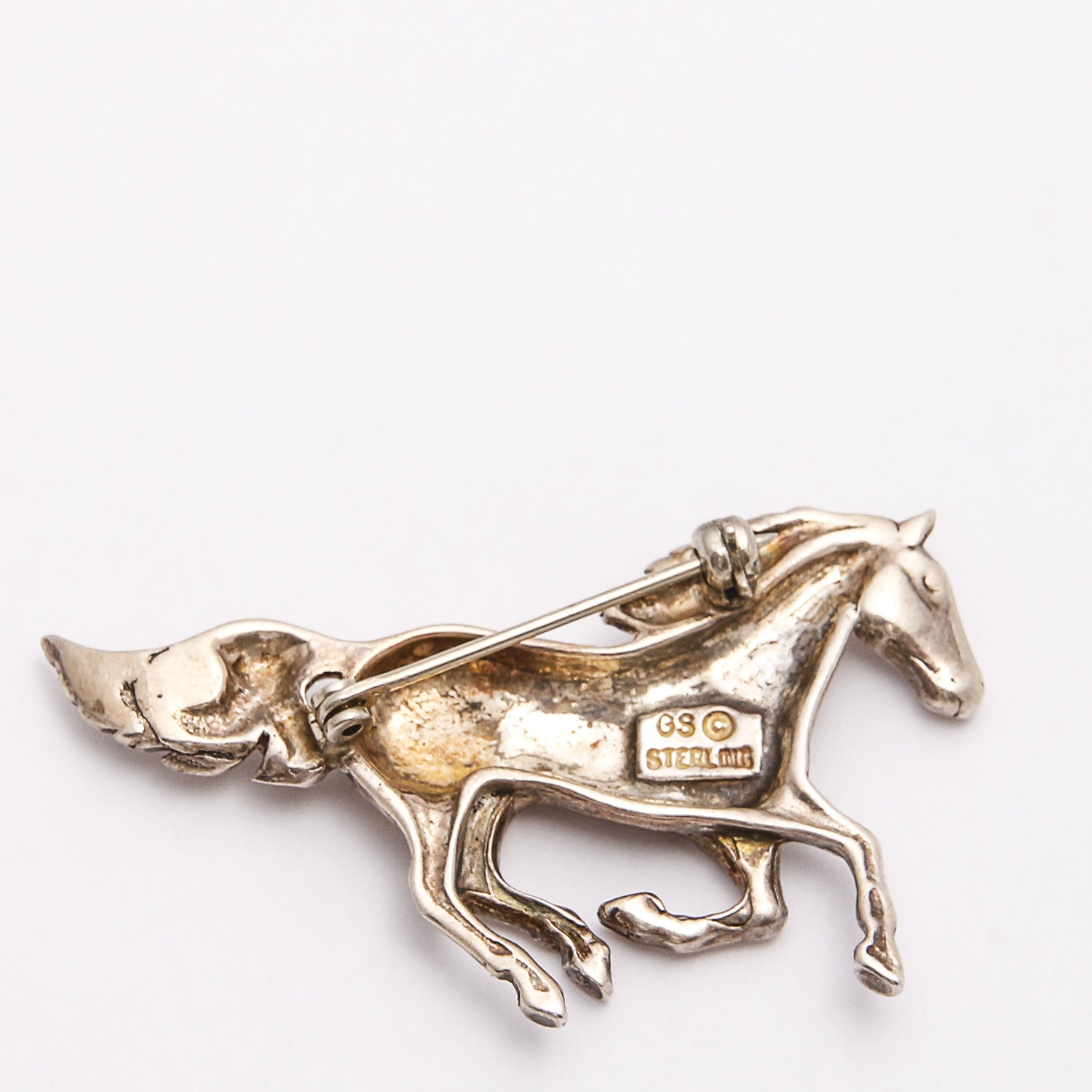 Sterling Silver Animal-Themed Jewelry Featuring Navajo Brooch