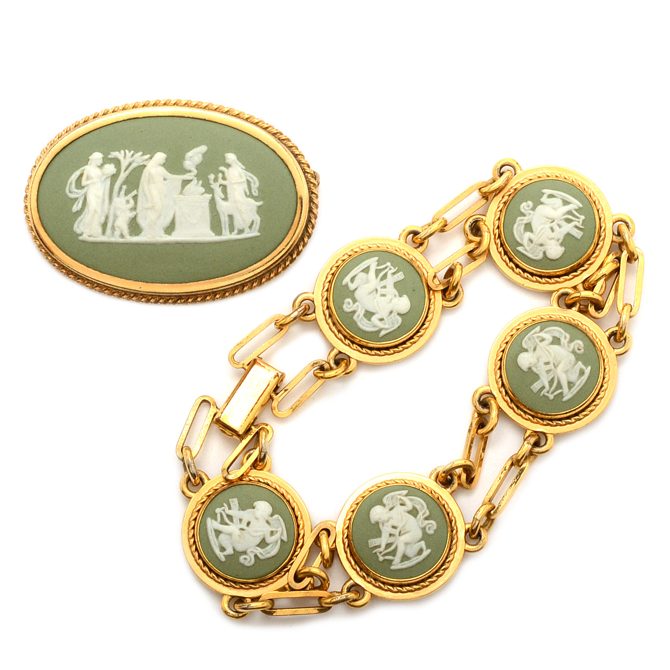 Assortment of Vintage Wedgwood Costume Jewelry