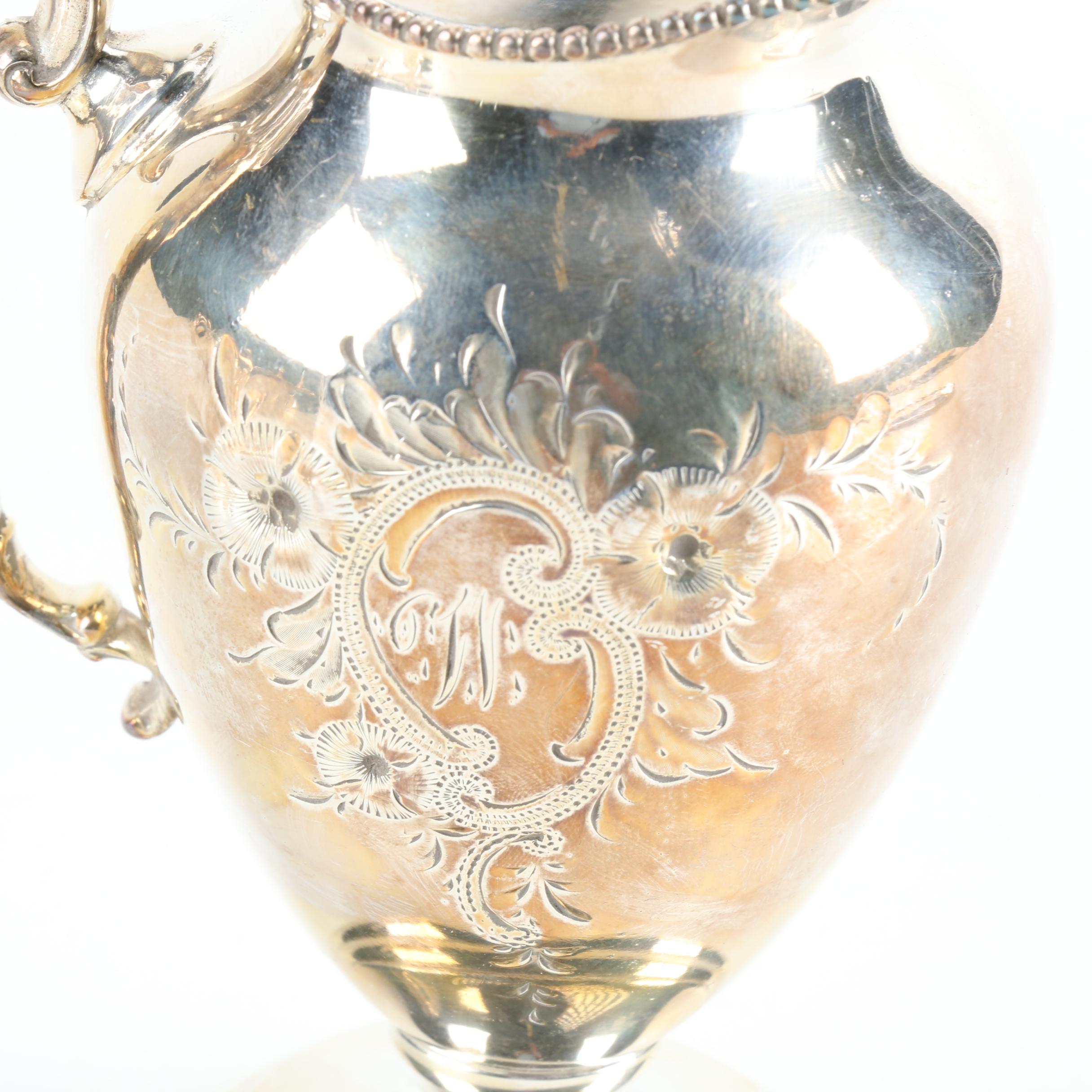 Ornate Silver Plate Servingware Featuring Oneida