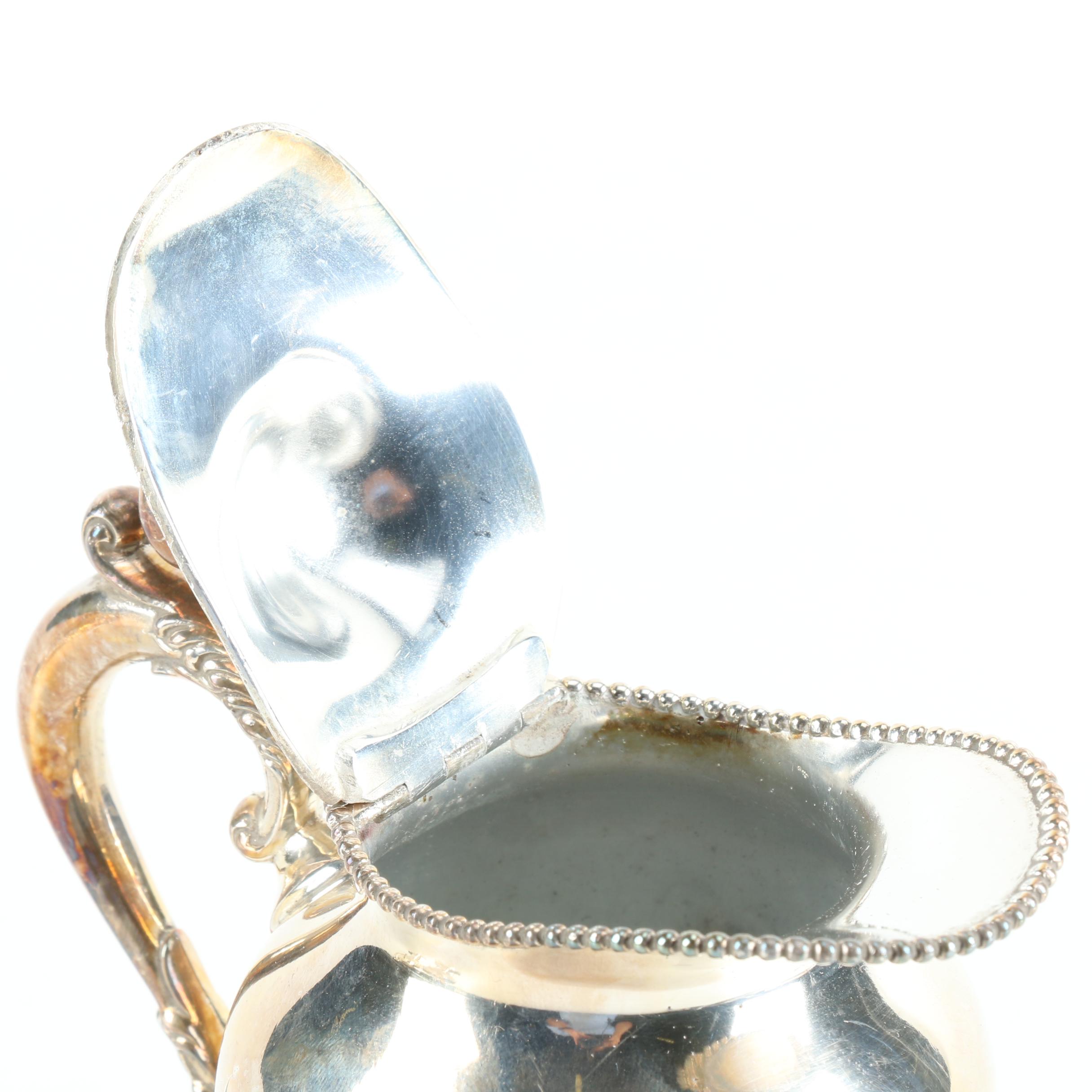 Ornate Silver Plate Servingware Featuring Oneida