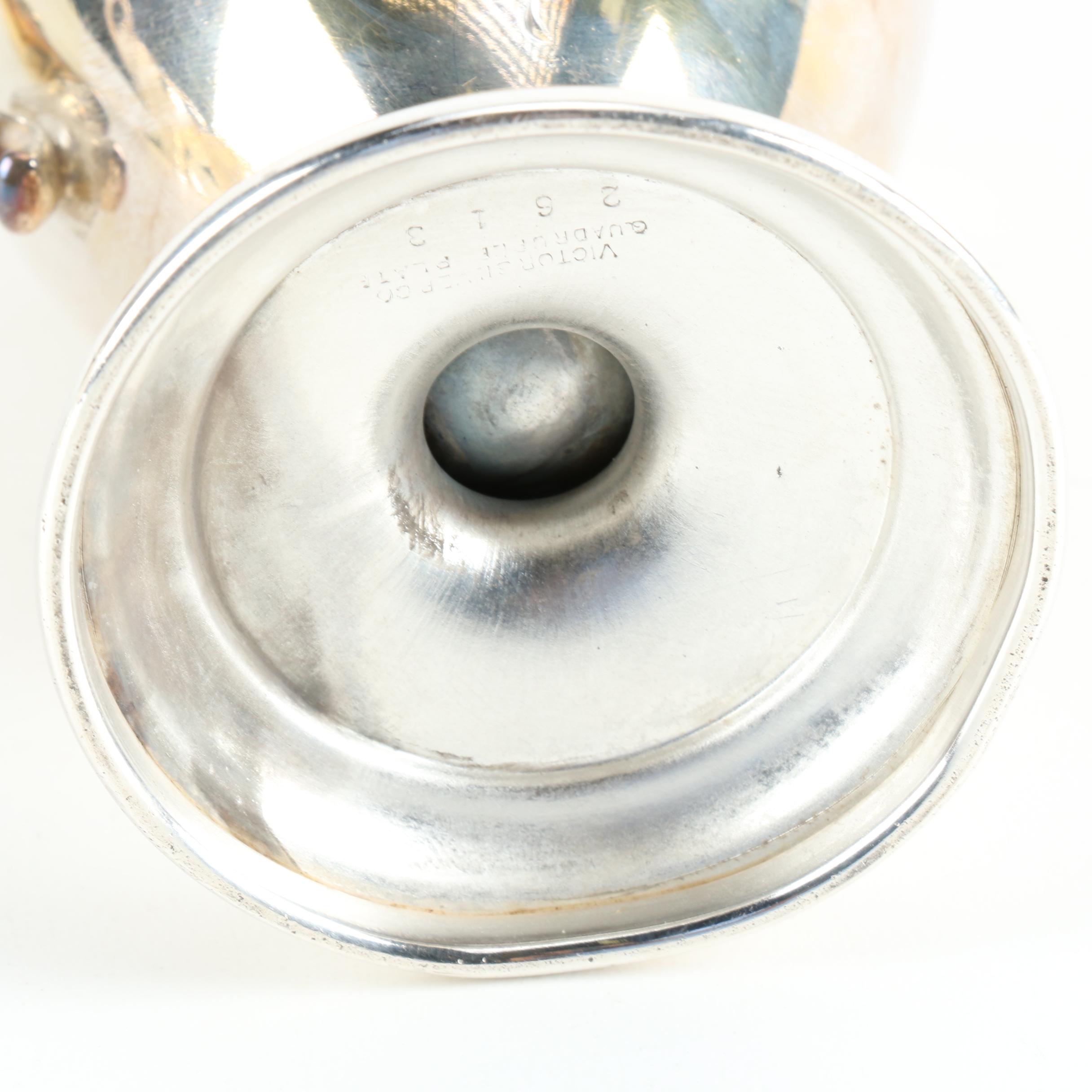 Ornate Silver Plate Servingware Featuring Oneida