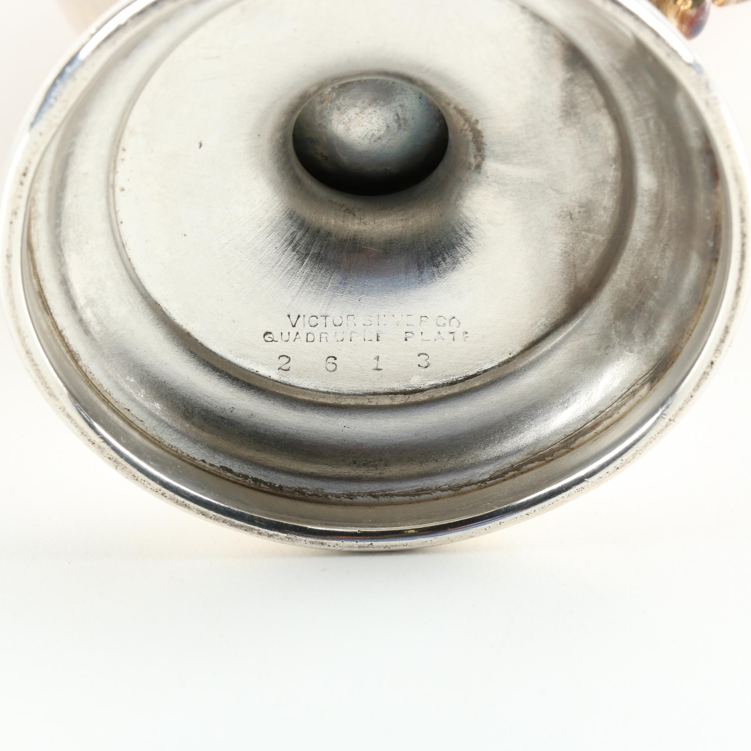 Ornate Silver Plate Servingware Featuring Oneida