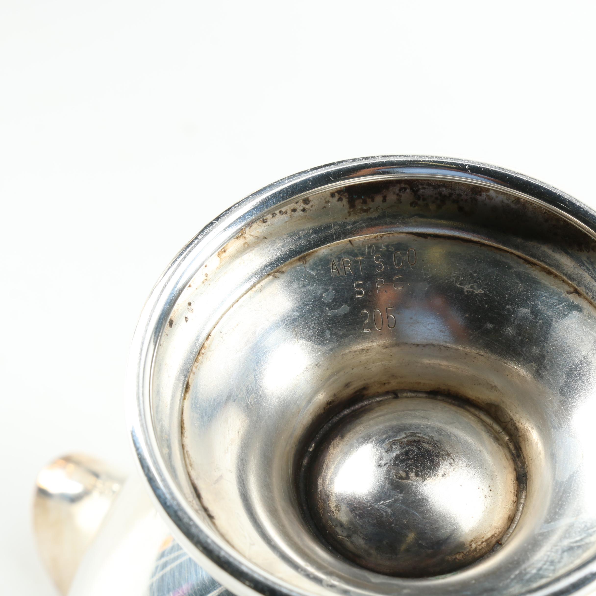 Ornate Silver Plate Servingware Featuring Oneida