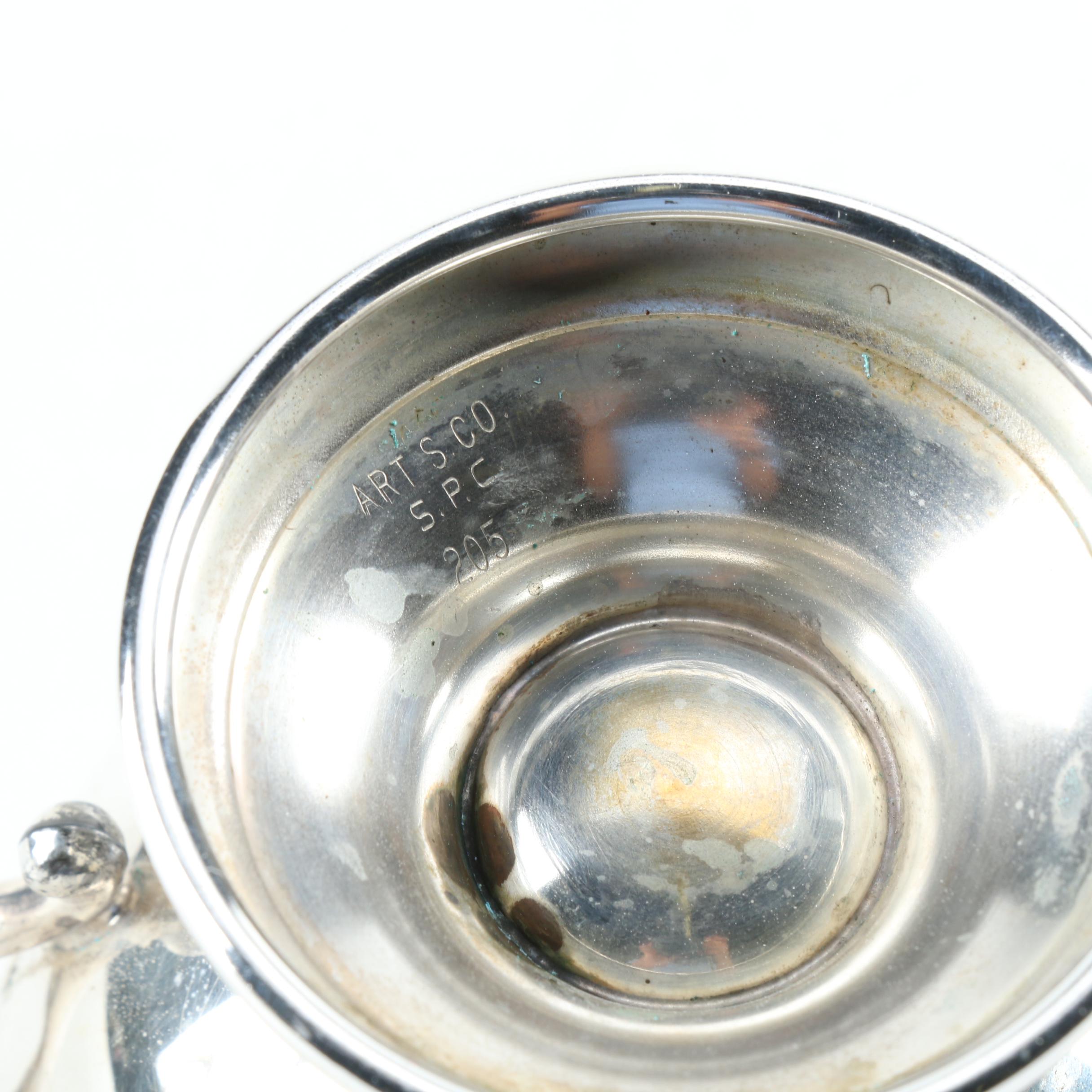 Ornate Silver Plate Servingware Featuring Oneida