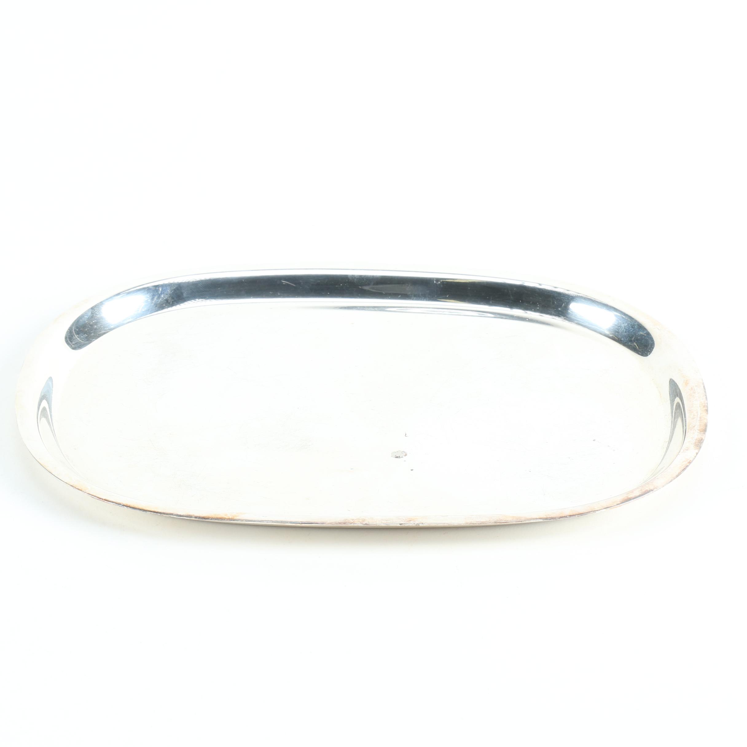 Ornate Silver Plate Servingware Featuring Oneida