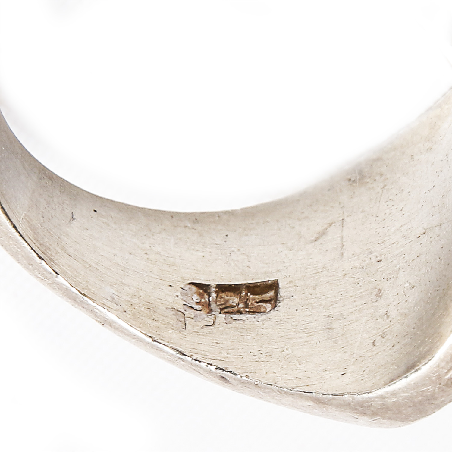 Pair of Judaica Sterling Silver Rings Including James Avery