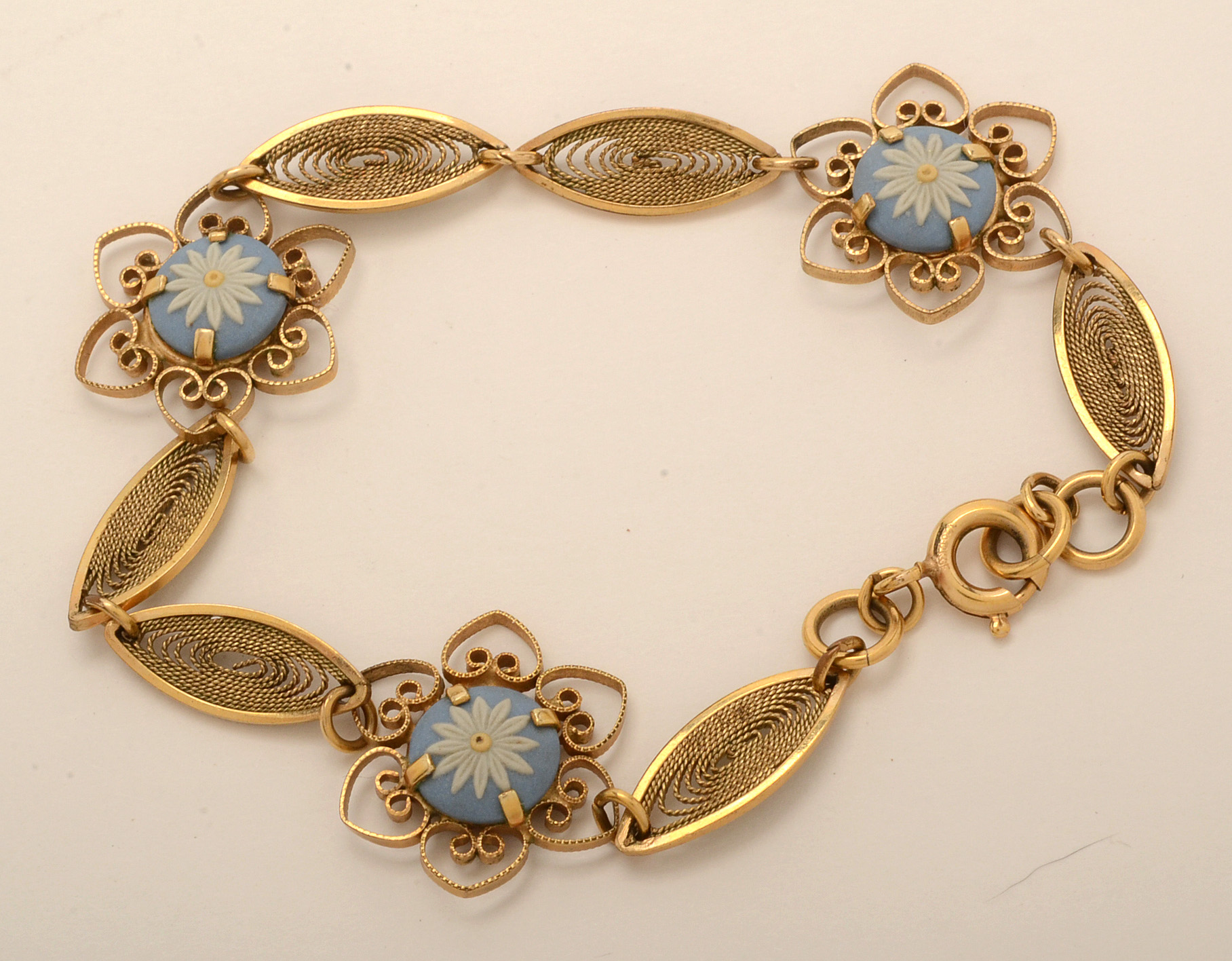 Assortment of Vintage Wedgwood Style Costume Jewelry