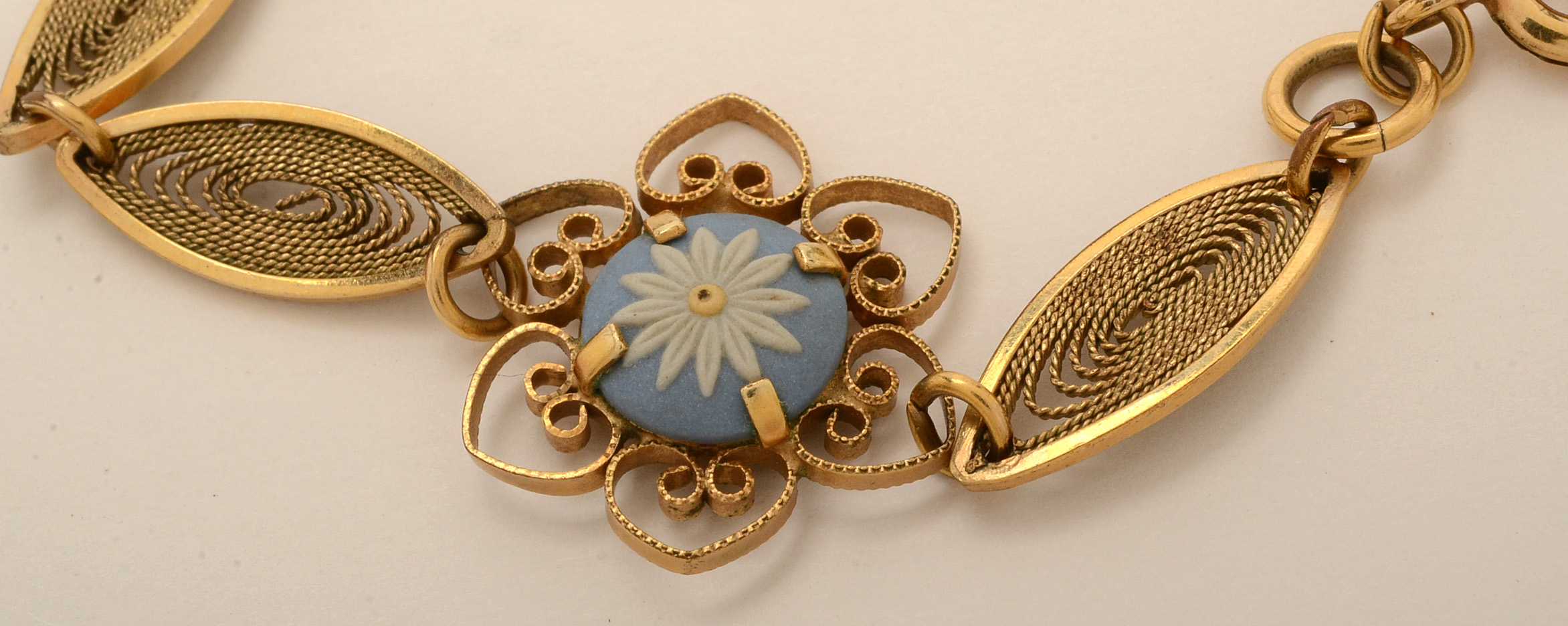 Assortment of Vintage Wedgwood Style Costume Jewelry