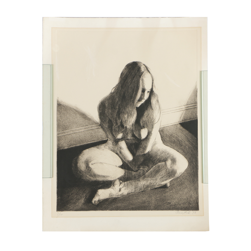 Frank Lind Limited Edition Etching on Paper Nude Figure