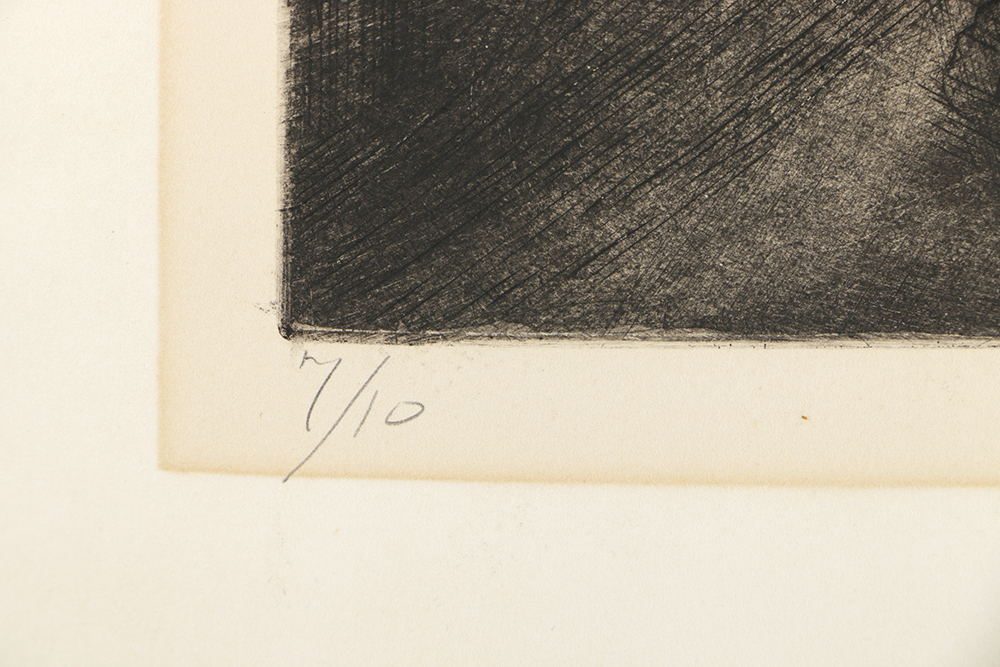 Frank Lind Limited Edition Etching on Paper Nude Figure