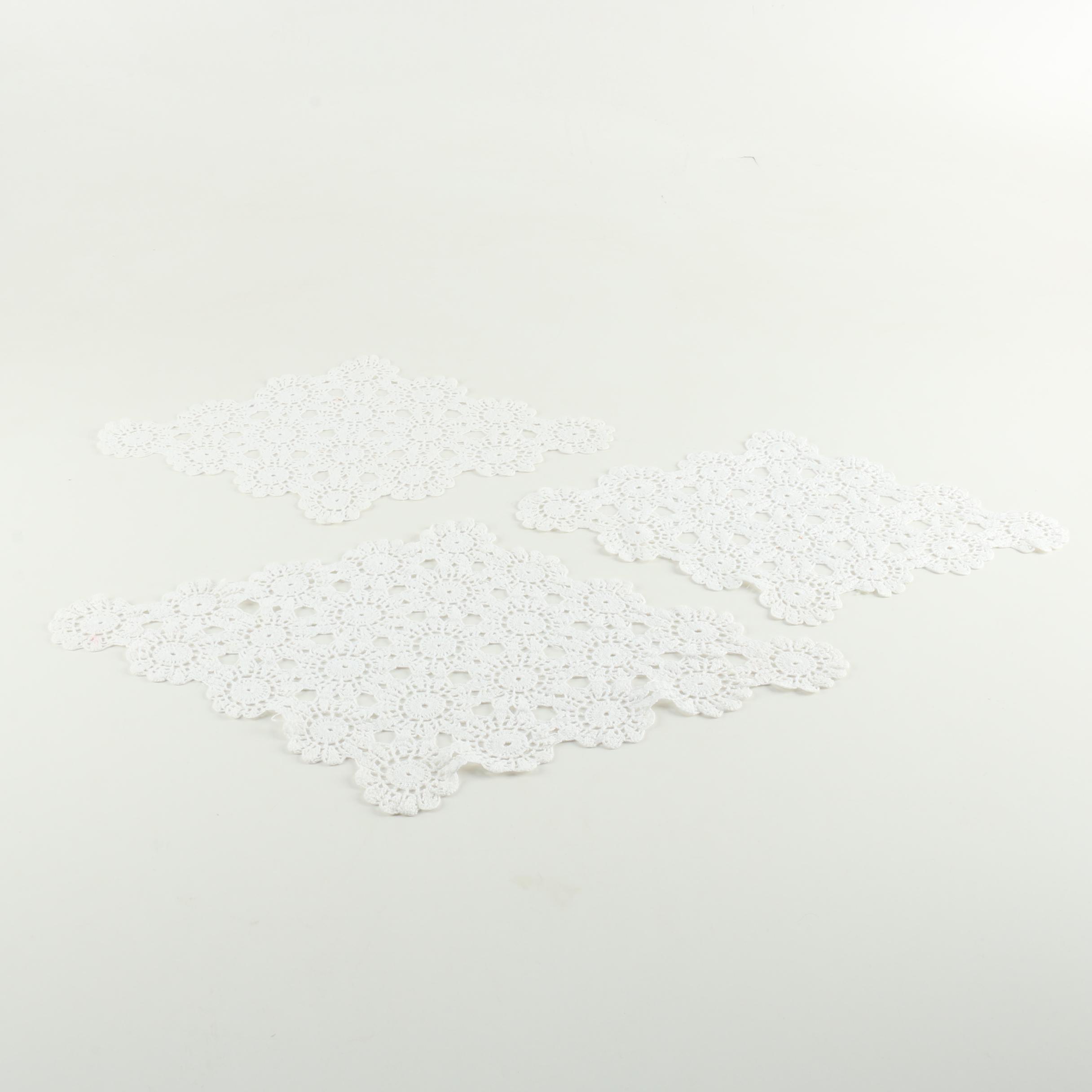 Lace Doilies and Table Runners