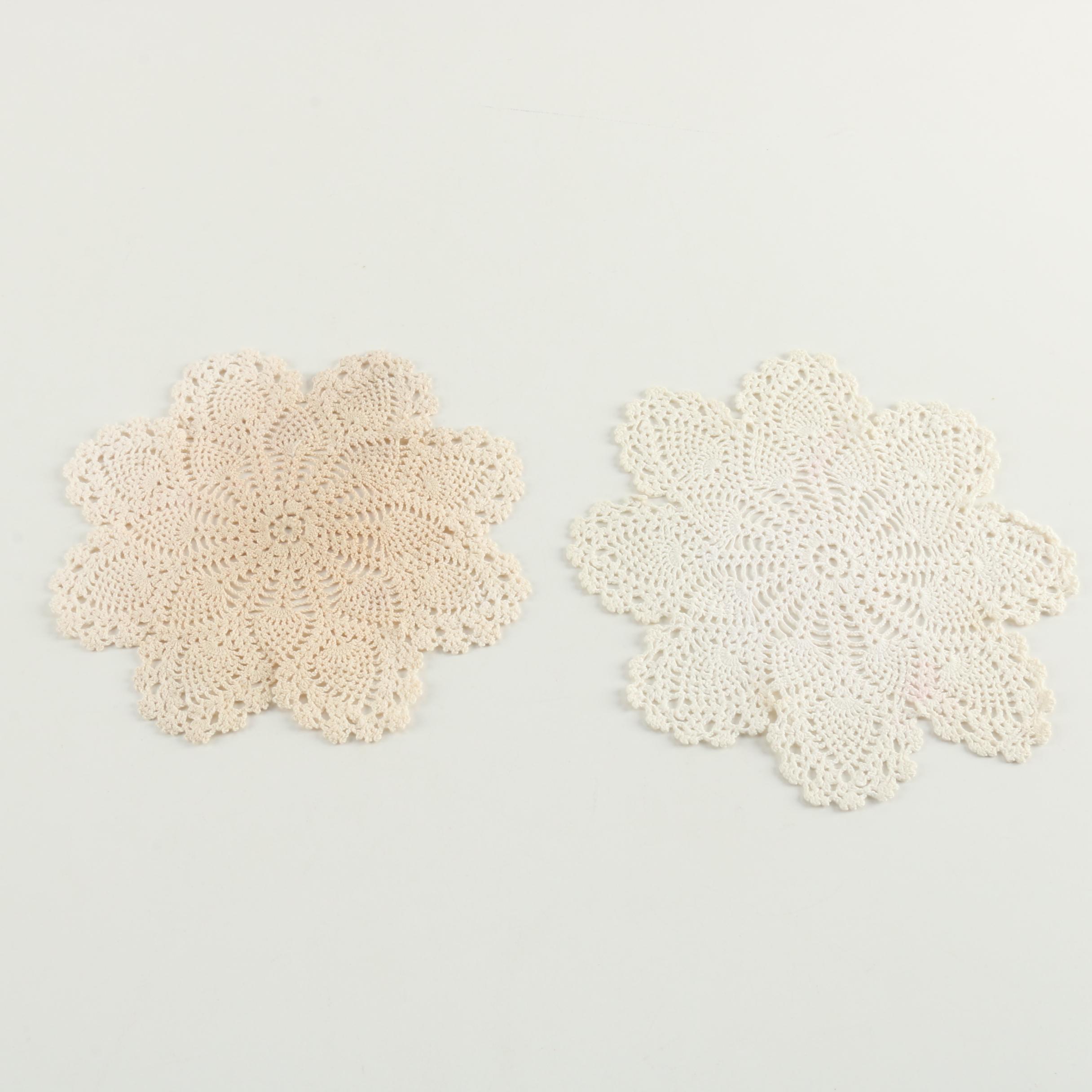 Lace Doilies and Table Runners