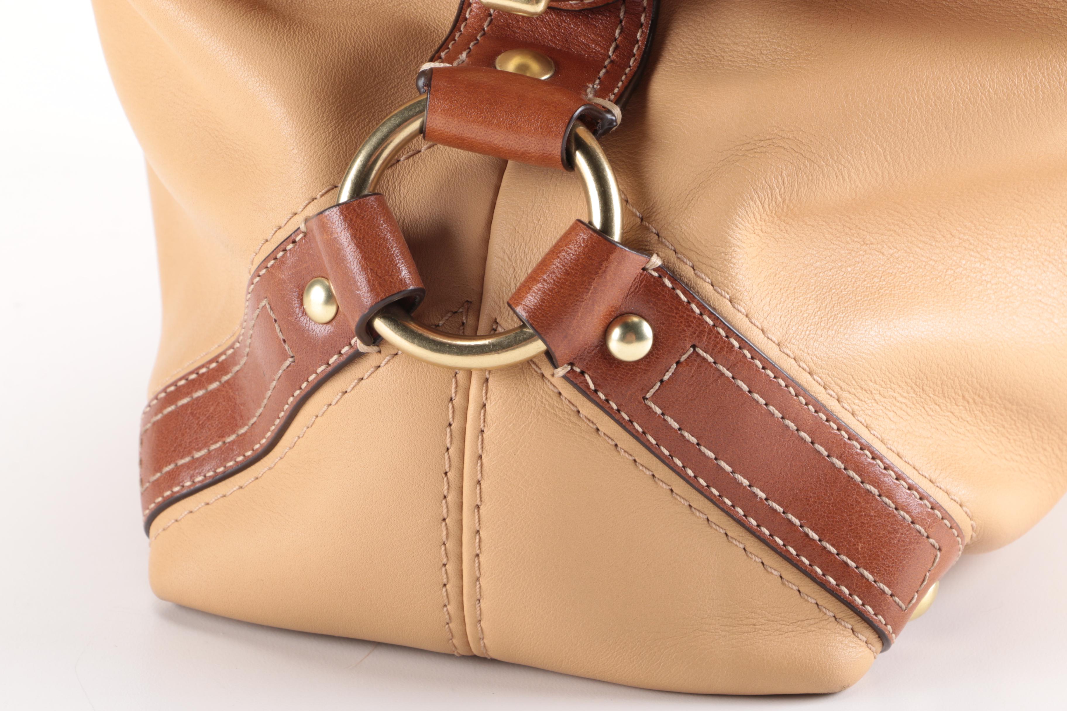 Coach Carly Leather Hobo Bag