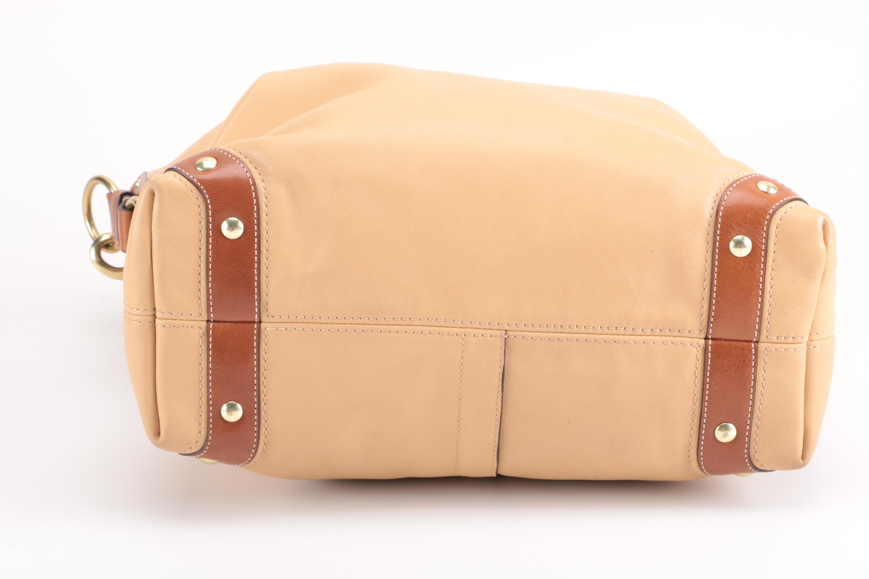 Coach Carly Leather Hobo Bag