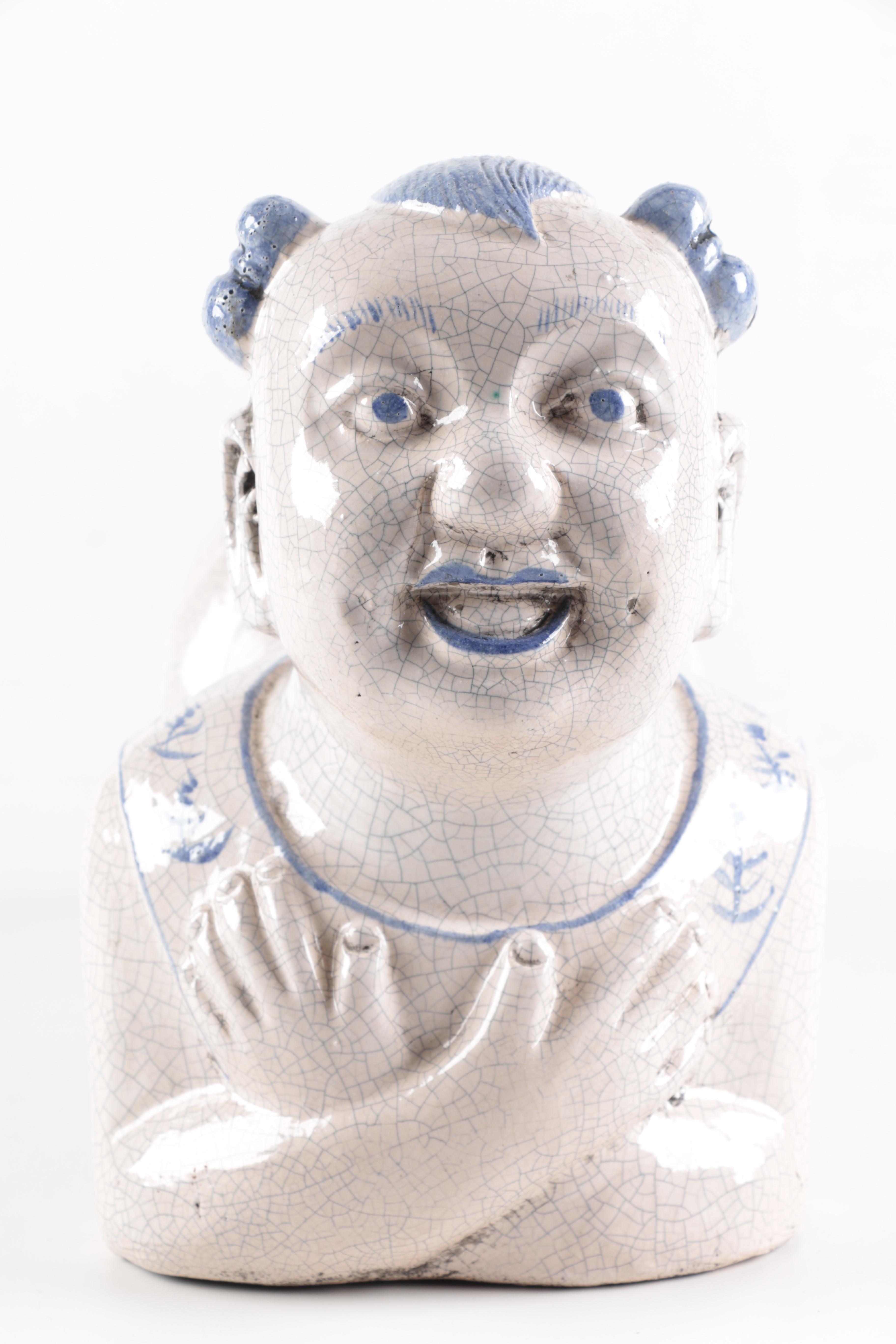 Chinese Ceramic Pillow