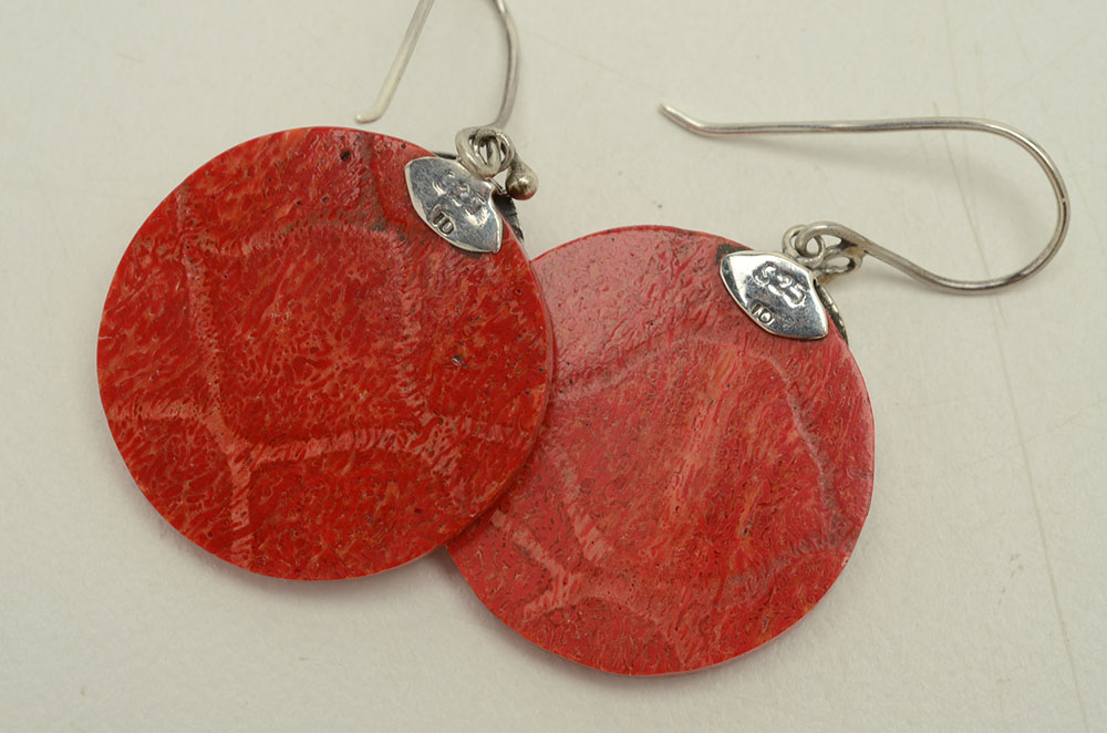 Sterling Silver Multi-Stone Inlaid Bracelet and Dangle Earrings