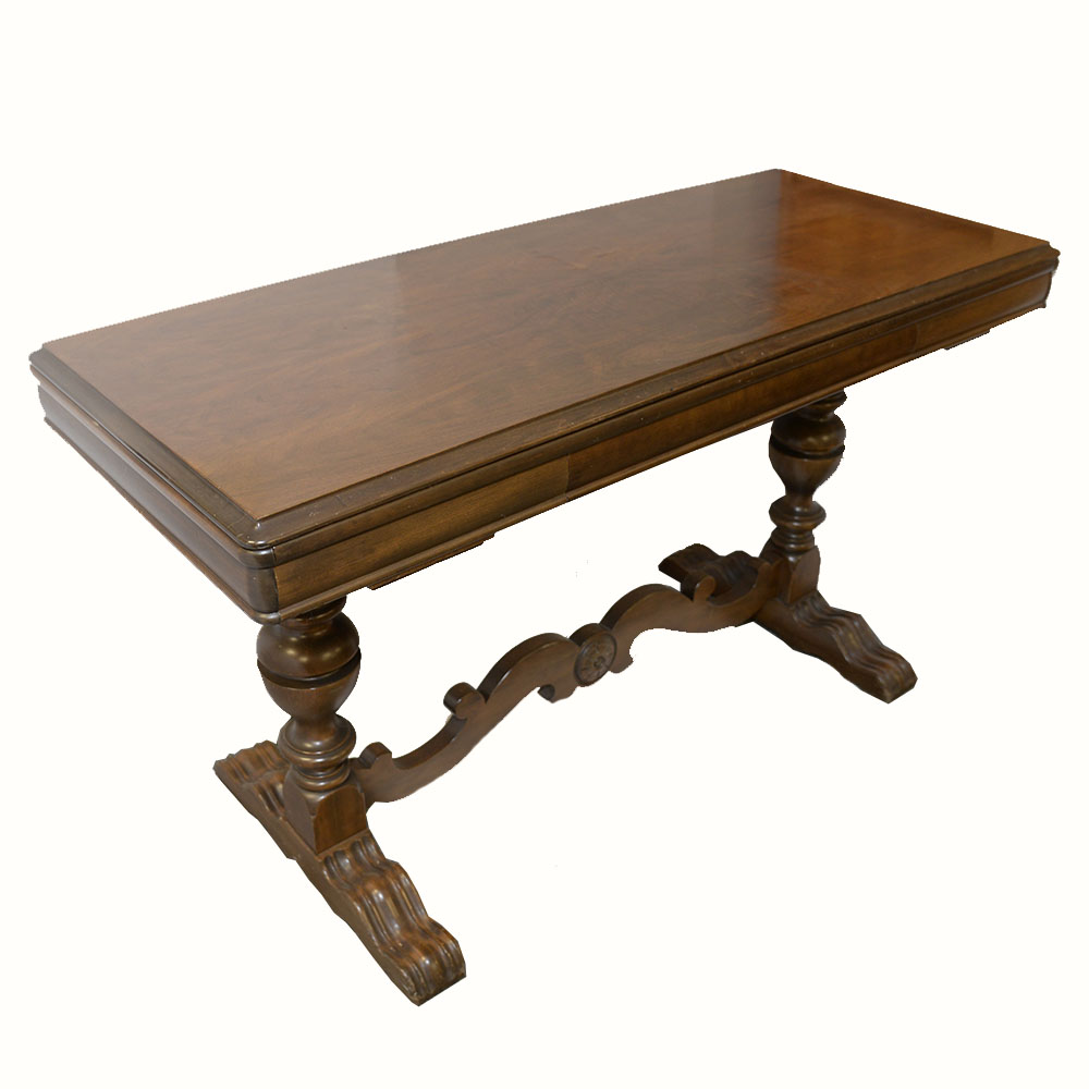 Circa 1930 Trestle Sideboard Table by Tudor Duplex