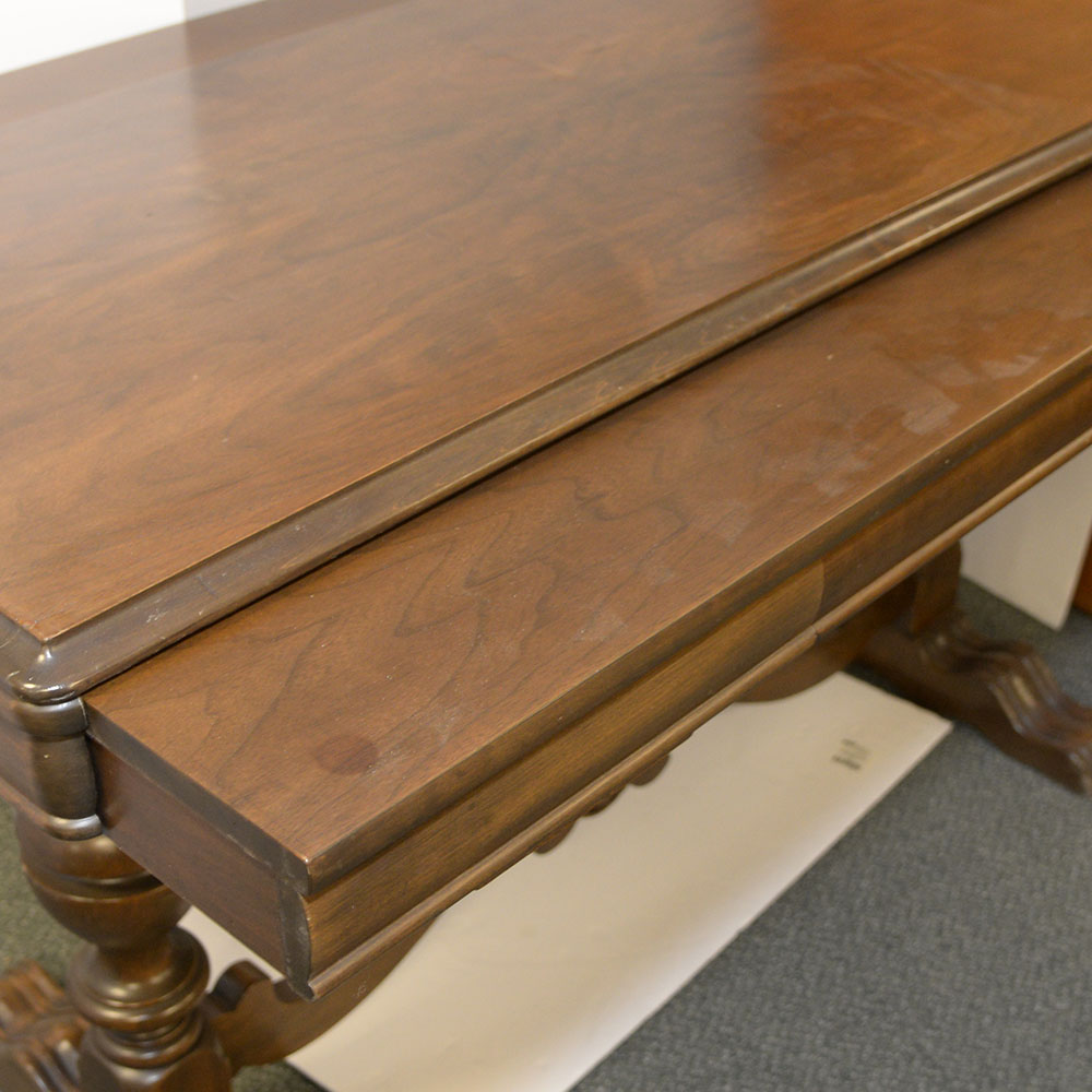 Circa 1930 Trestle Sideboard Table by Tudor Duplex