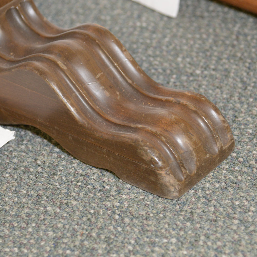 Circa 1930 Trestle Sideboard Table by Tudor Duplex